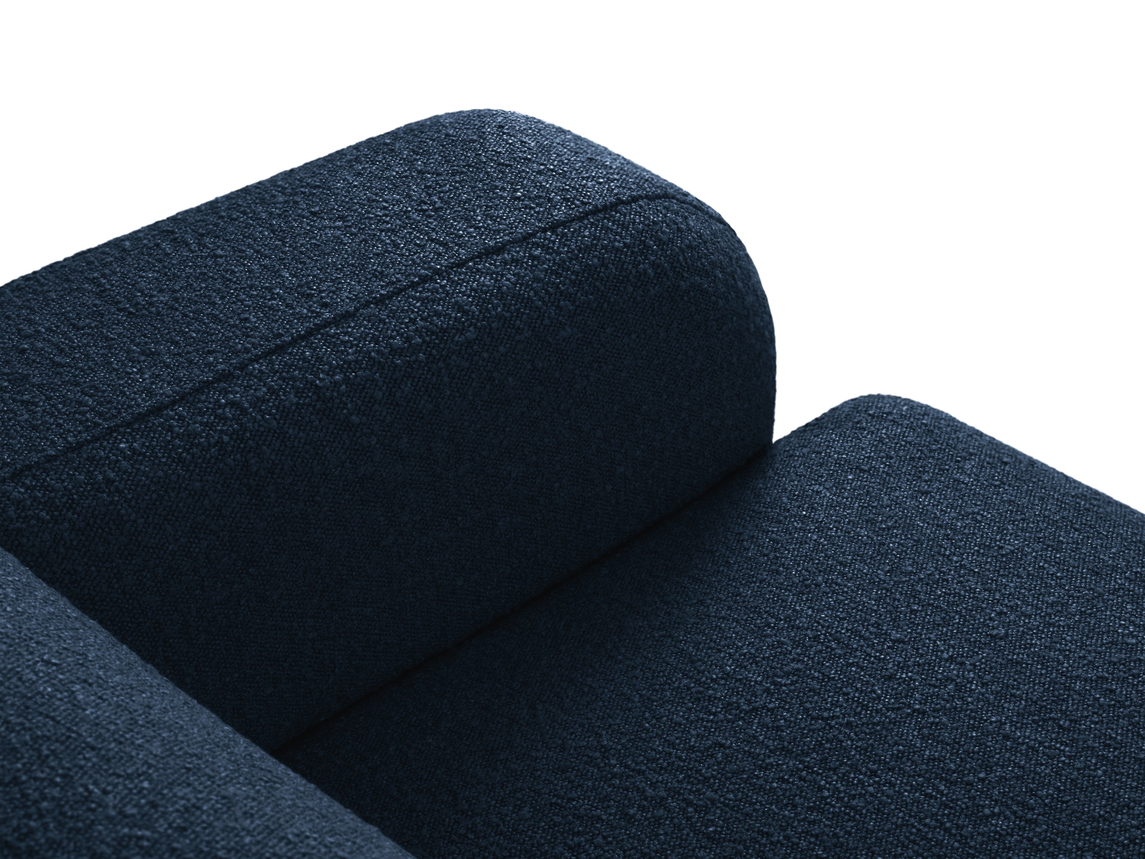 Sofa w tkaninie boucle 2-osobowa MOLINO granatowy Micadoni Eye on Design