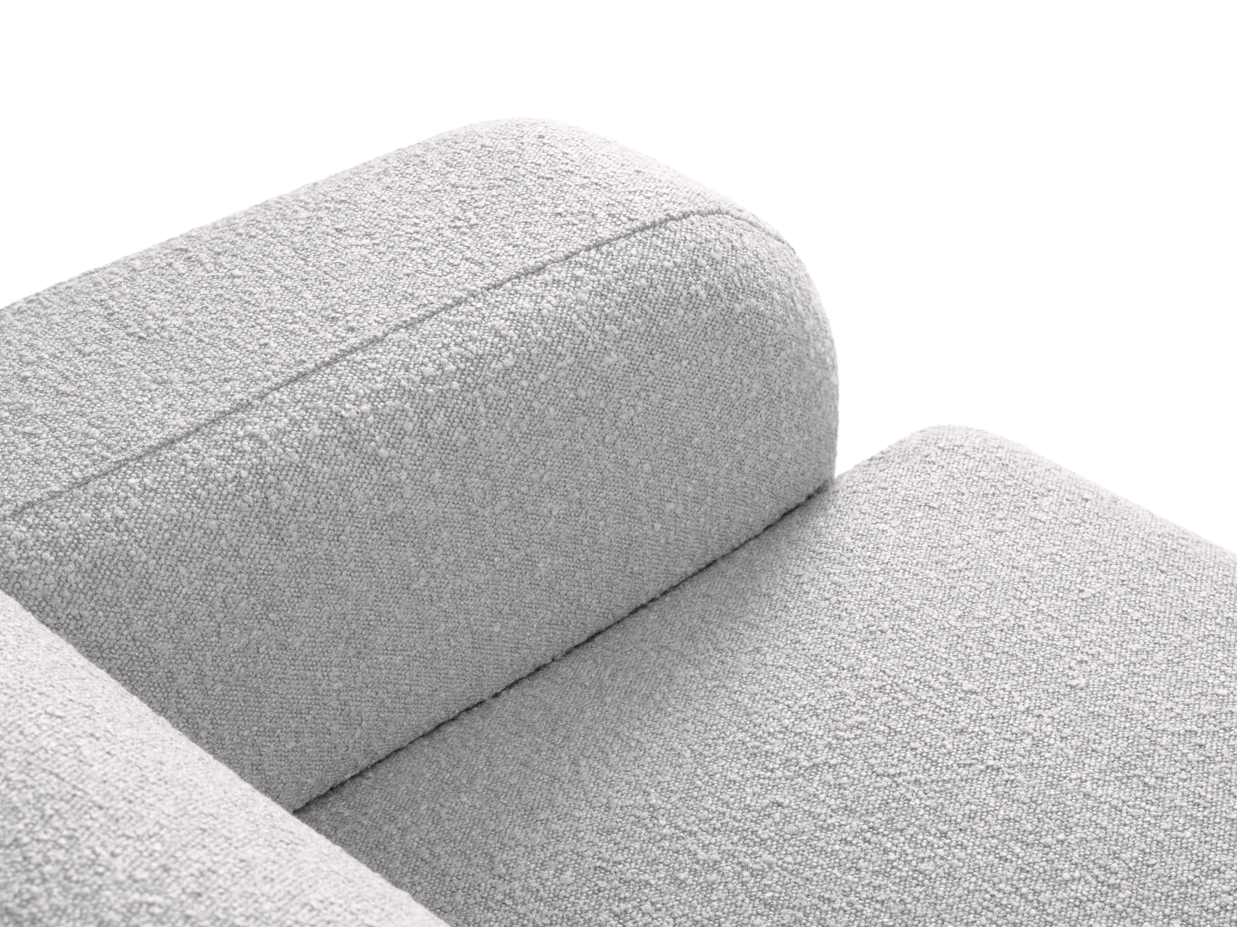 Sofa w tkaninie boucle 2-osobowa MOLINO jasnoszary Micadoni Eye on Design