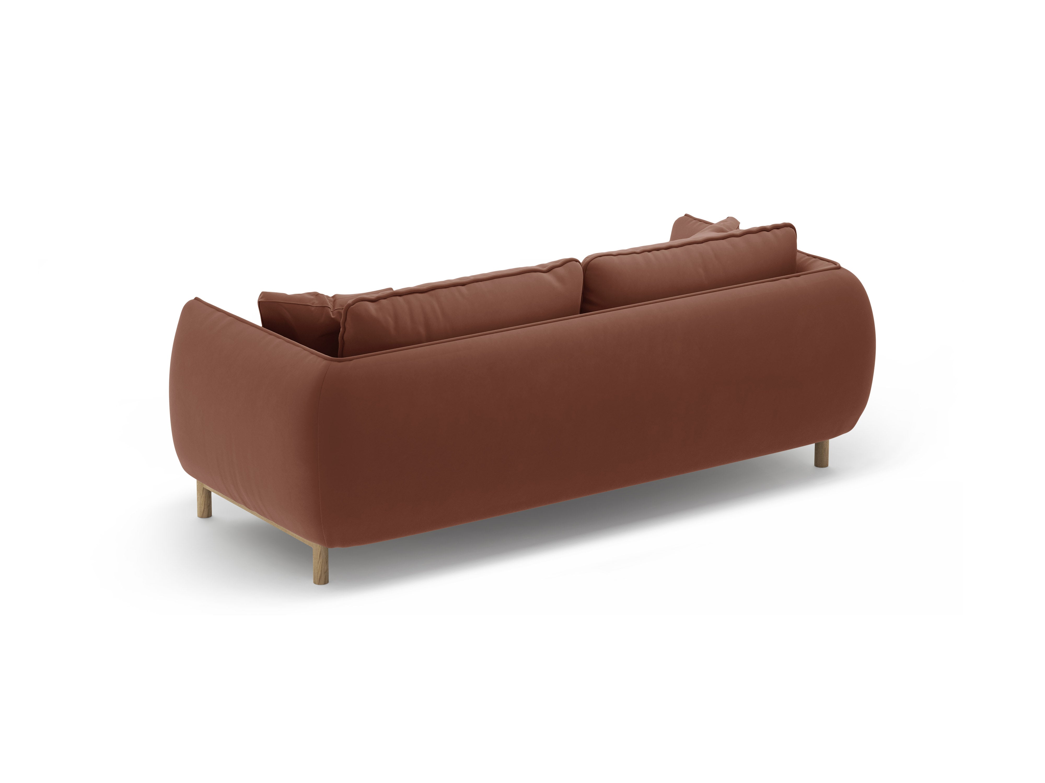 Sofa sametová 2-osobová ADA cuoio