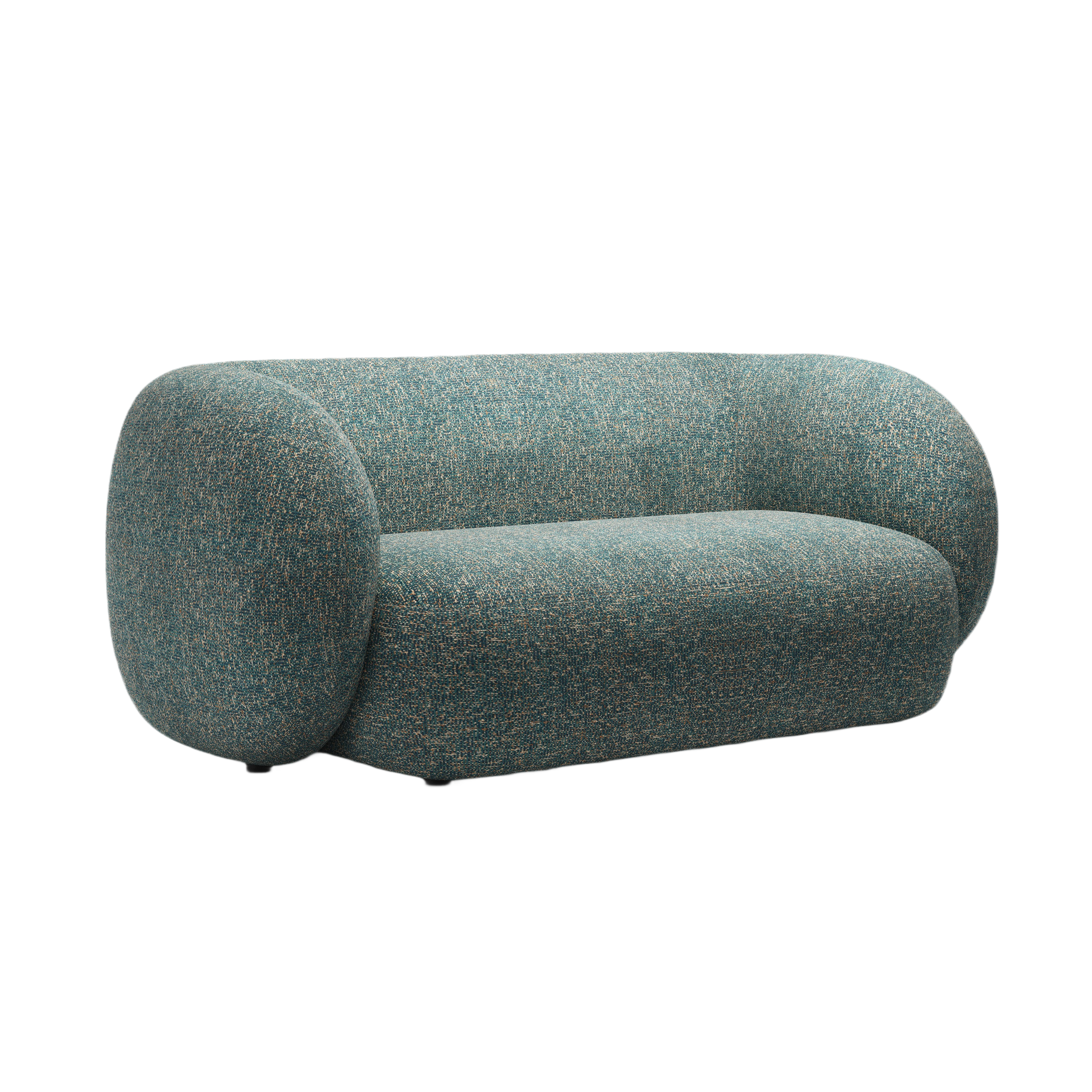 Pohovka 2-osobová KATE modrý melír