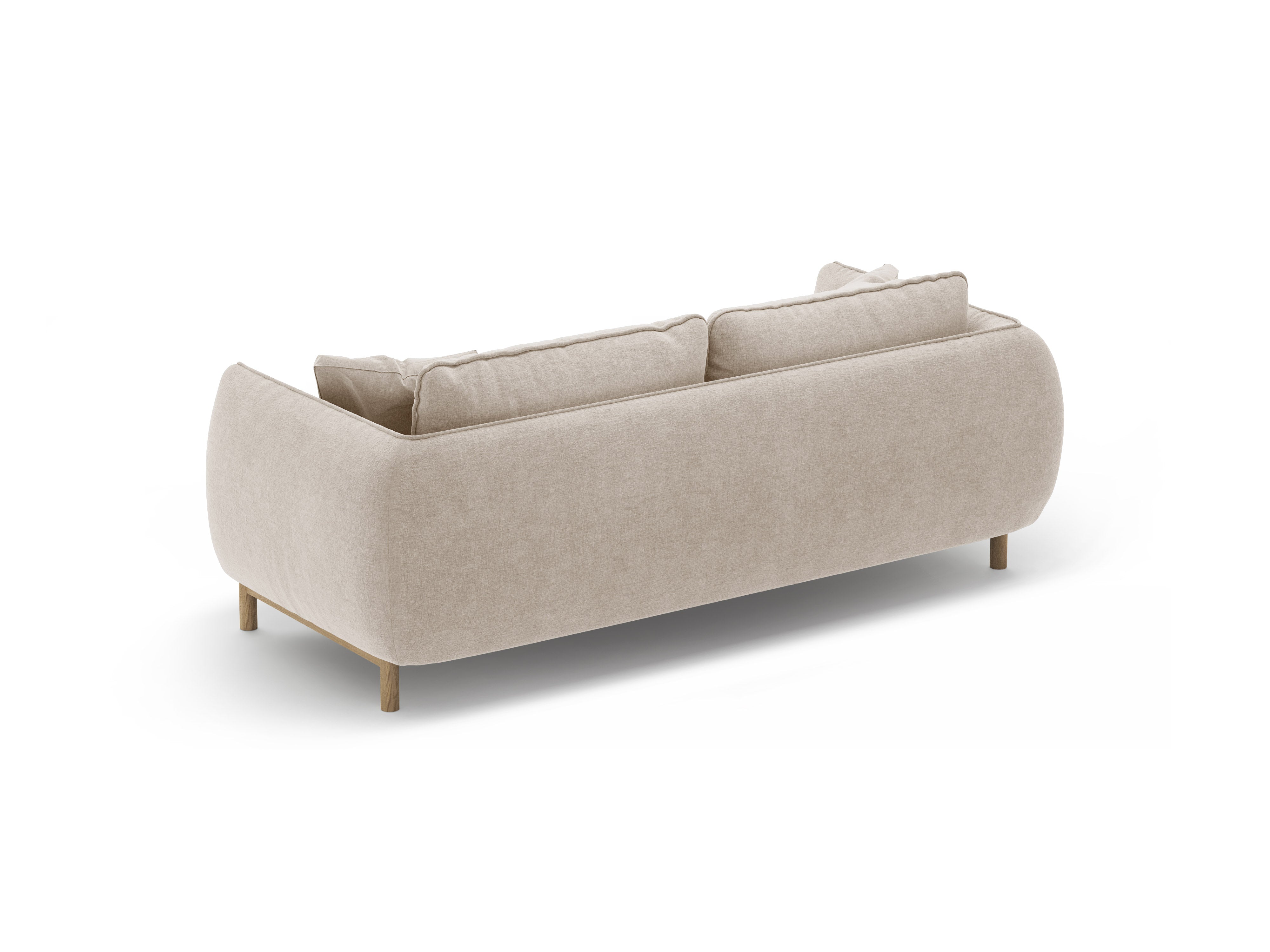 Sofa pro 2 osoby ADA světle béžový šenil