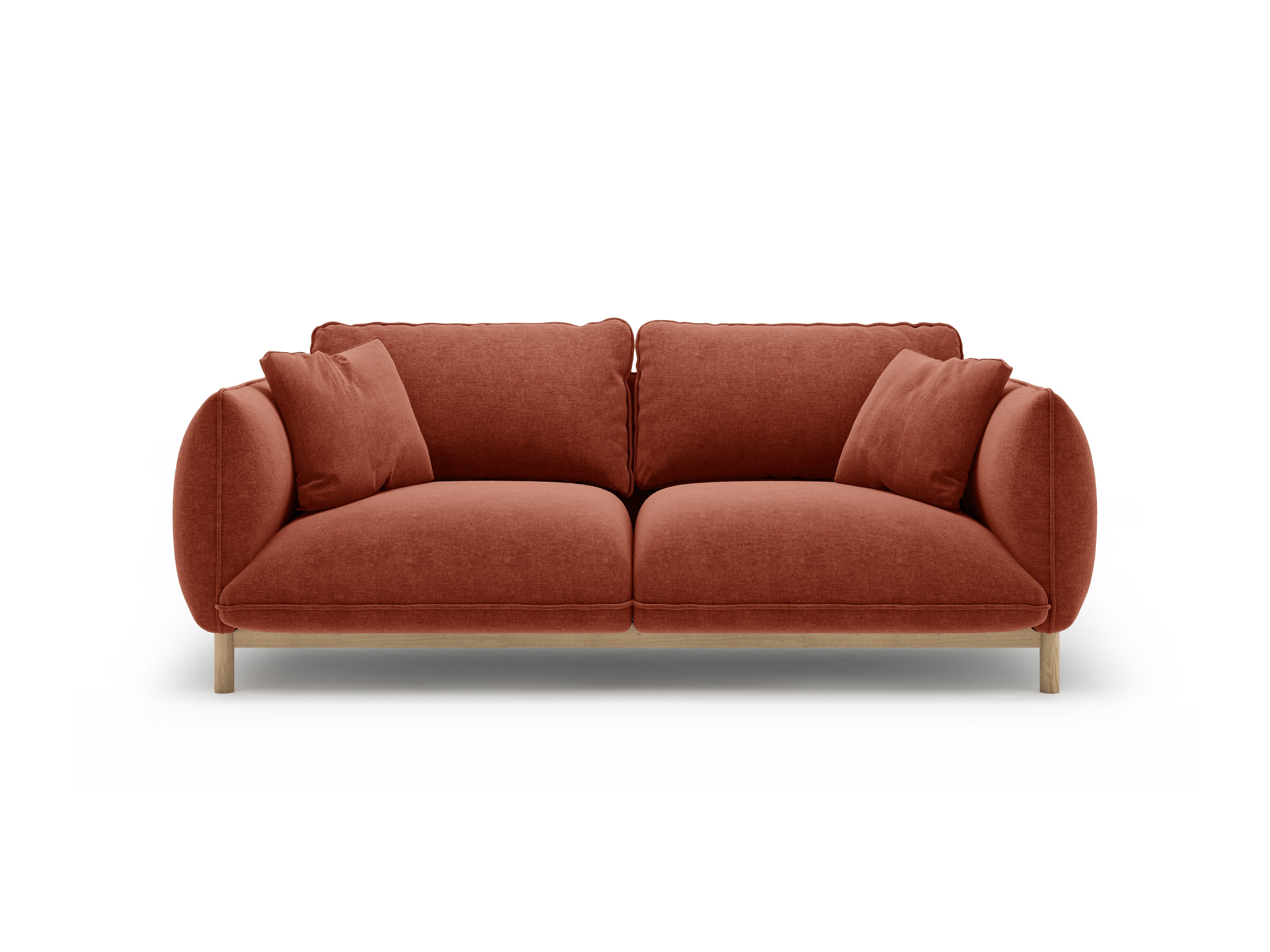2-seater Sofa ADA chestnut chenille