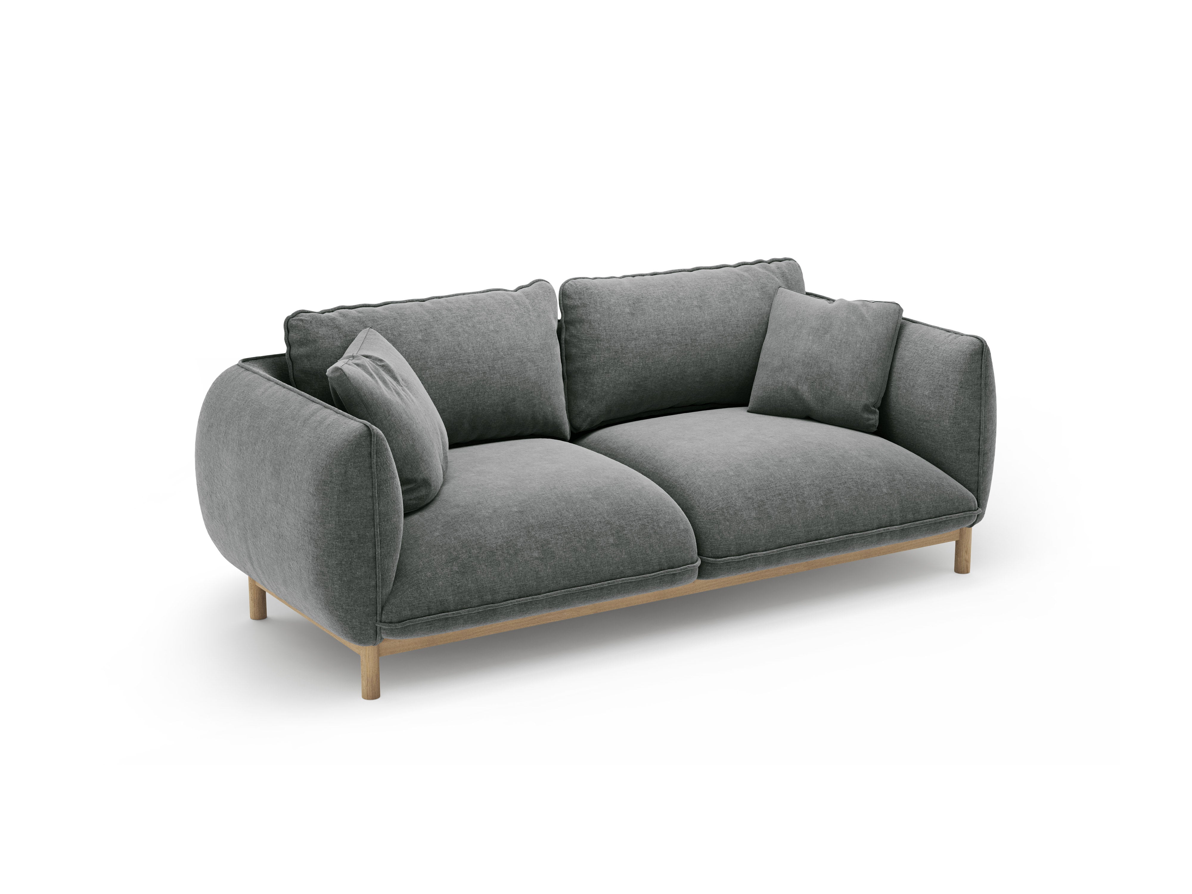 Sofa pro 2 osoby ADA tmavě šedý šenil