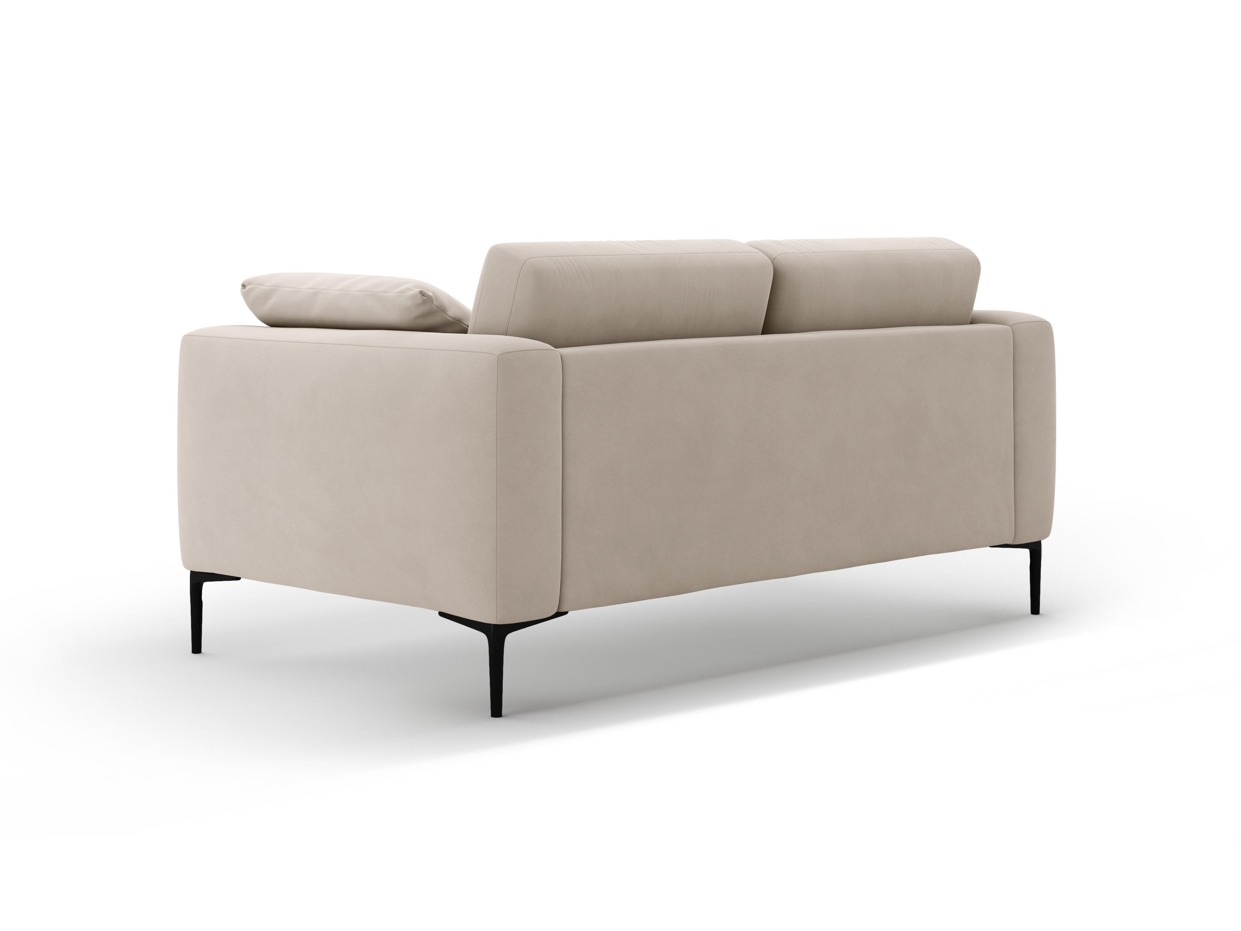 Sofa sametová 2-osobová BEMY béžová