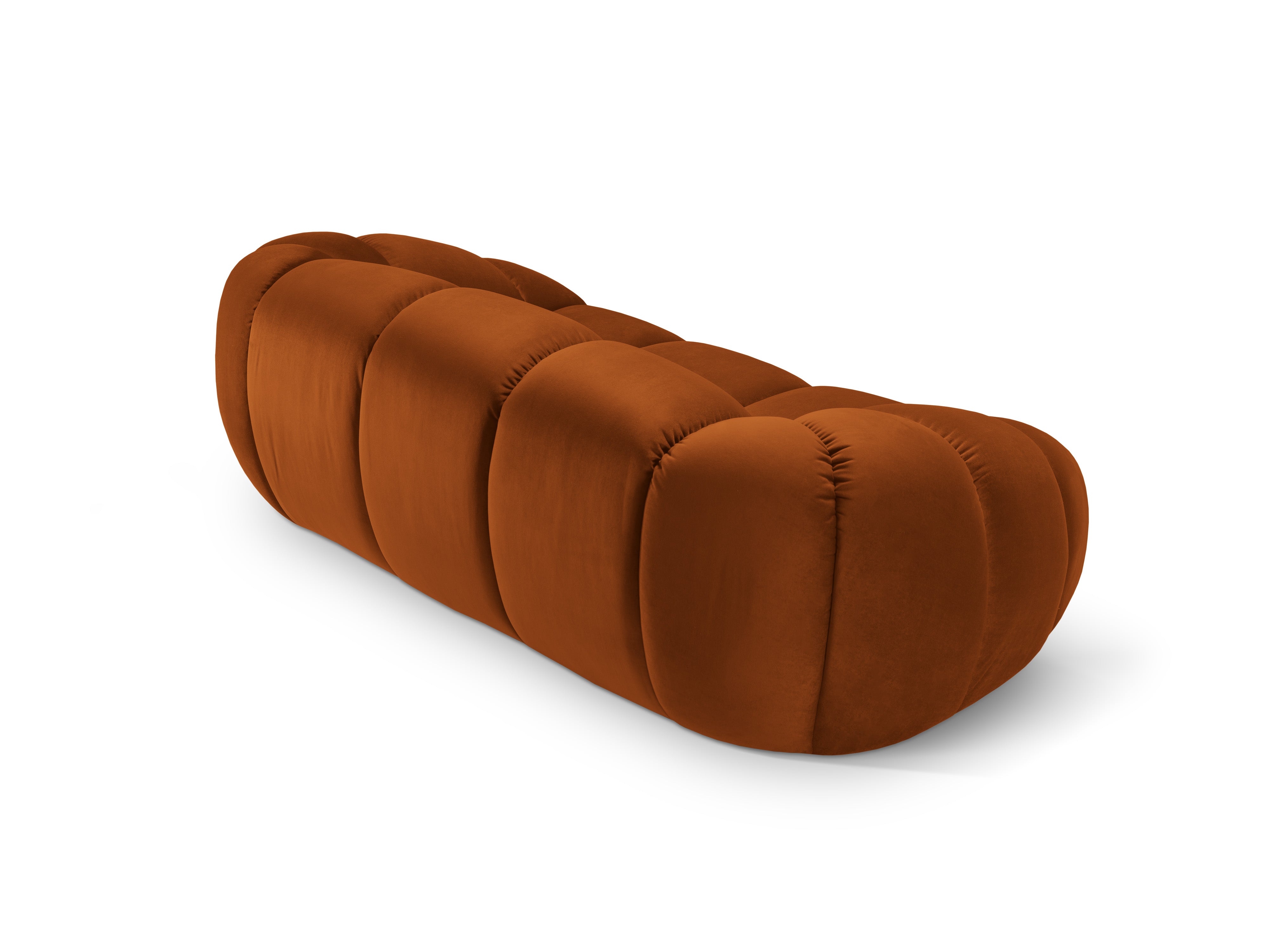 Sofa sametová 2-osobová DIANA terracotta