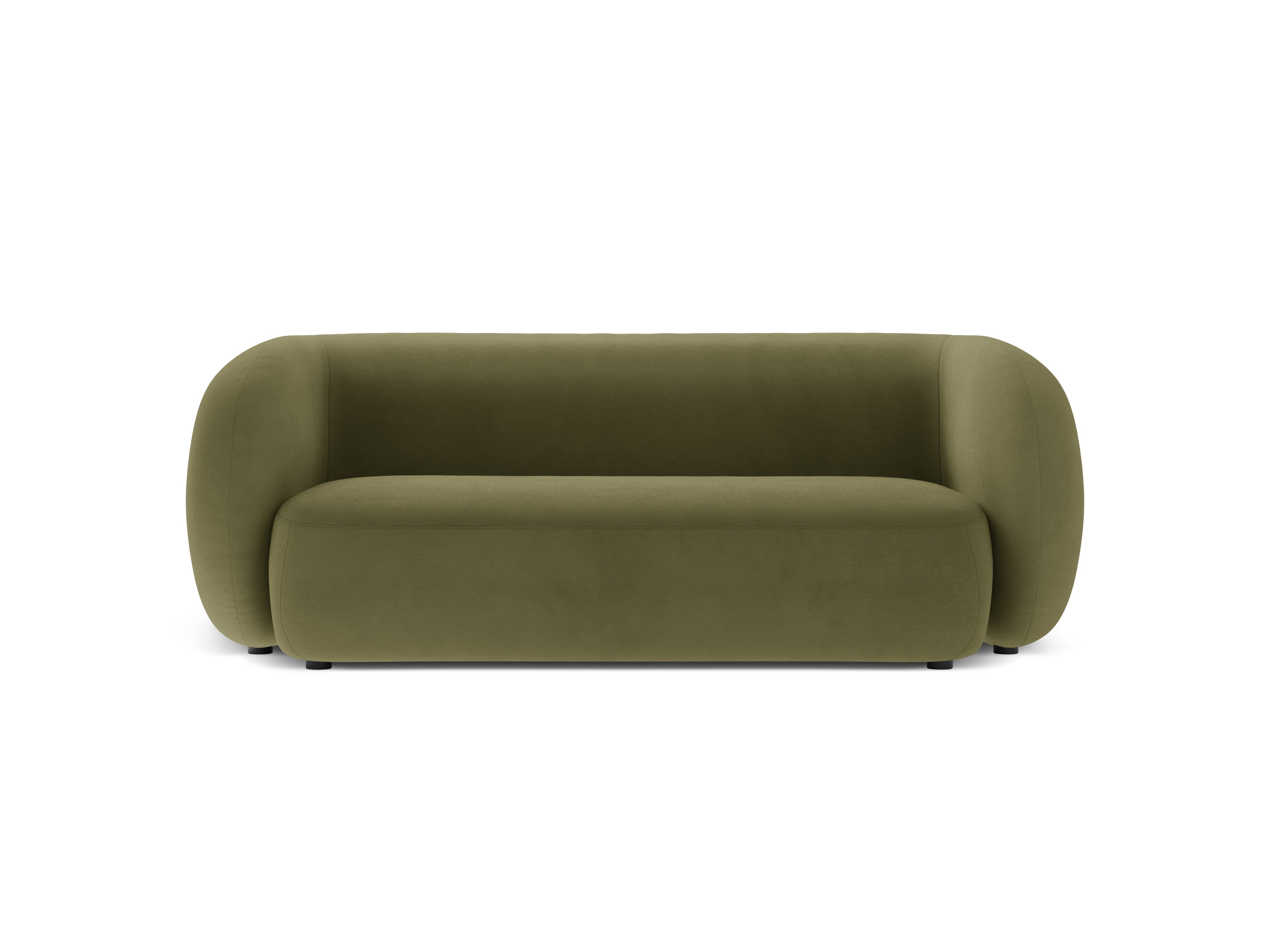 Sofa sametová 2-osobová KATE zelená