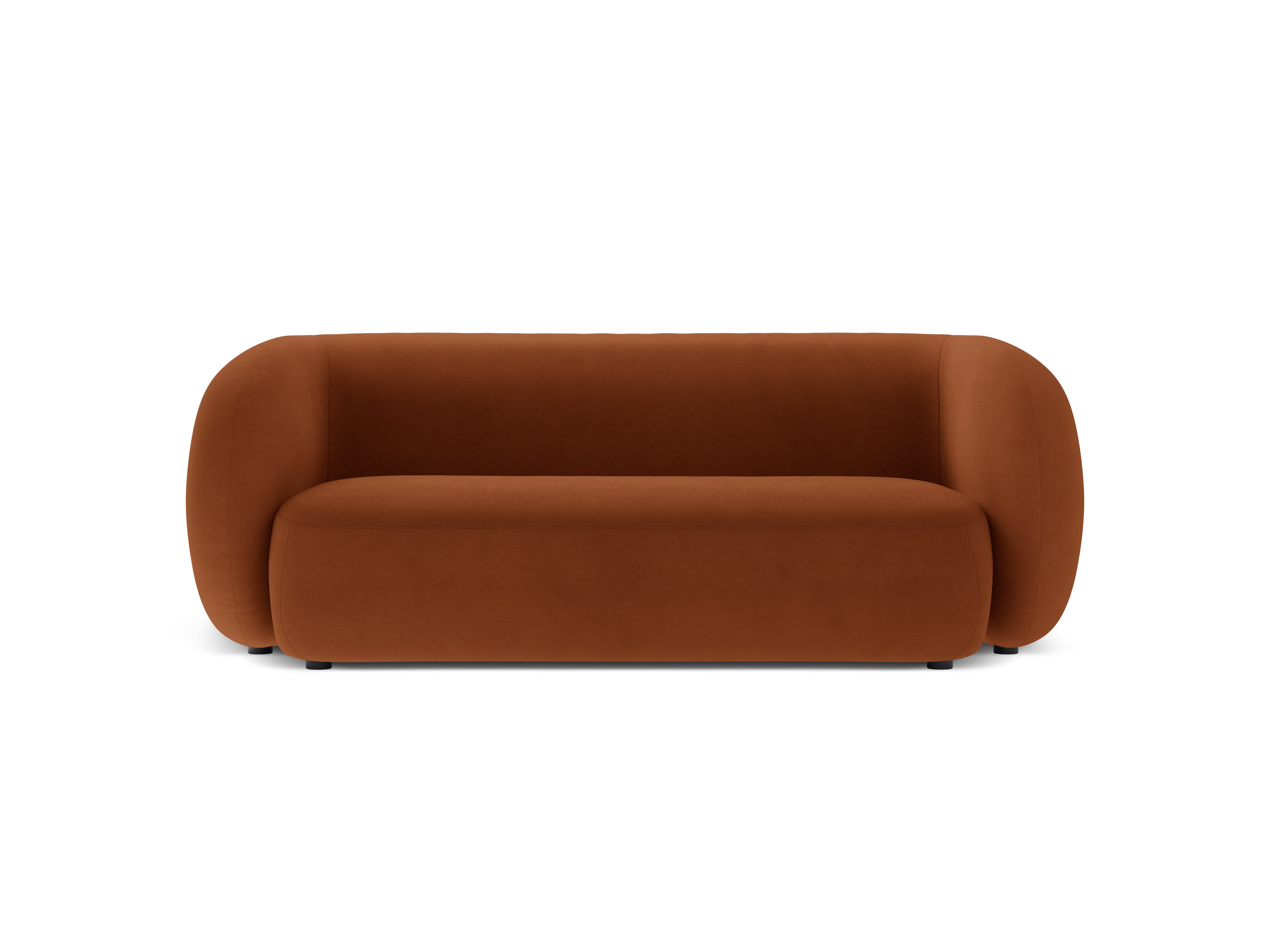 Sofa sametová 2-osobová KATE terakota