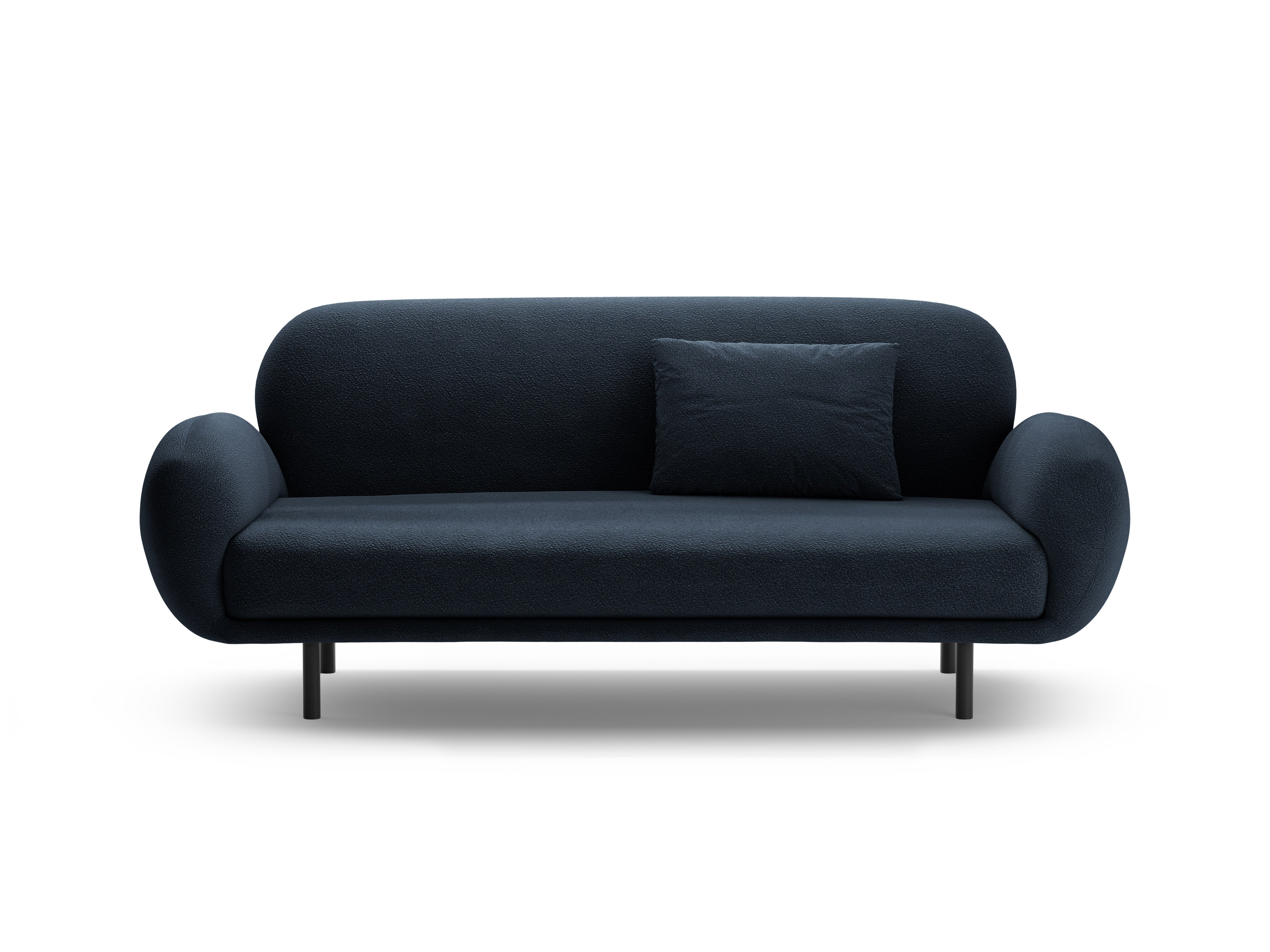 2.5-seater POPPY navy boucle sofa