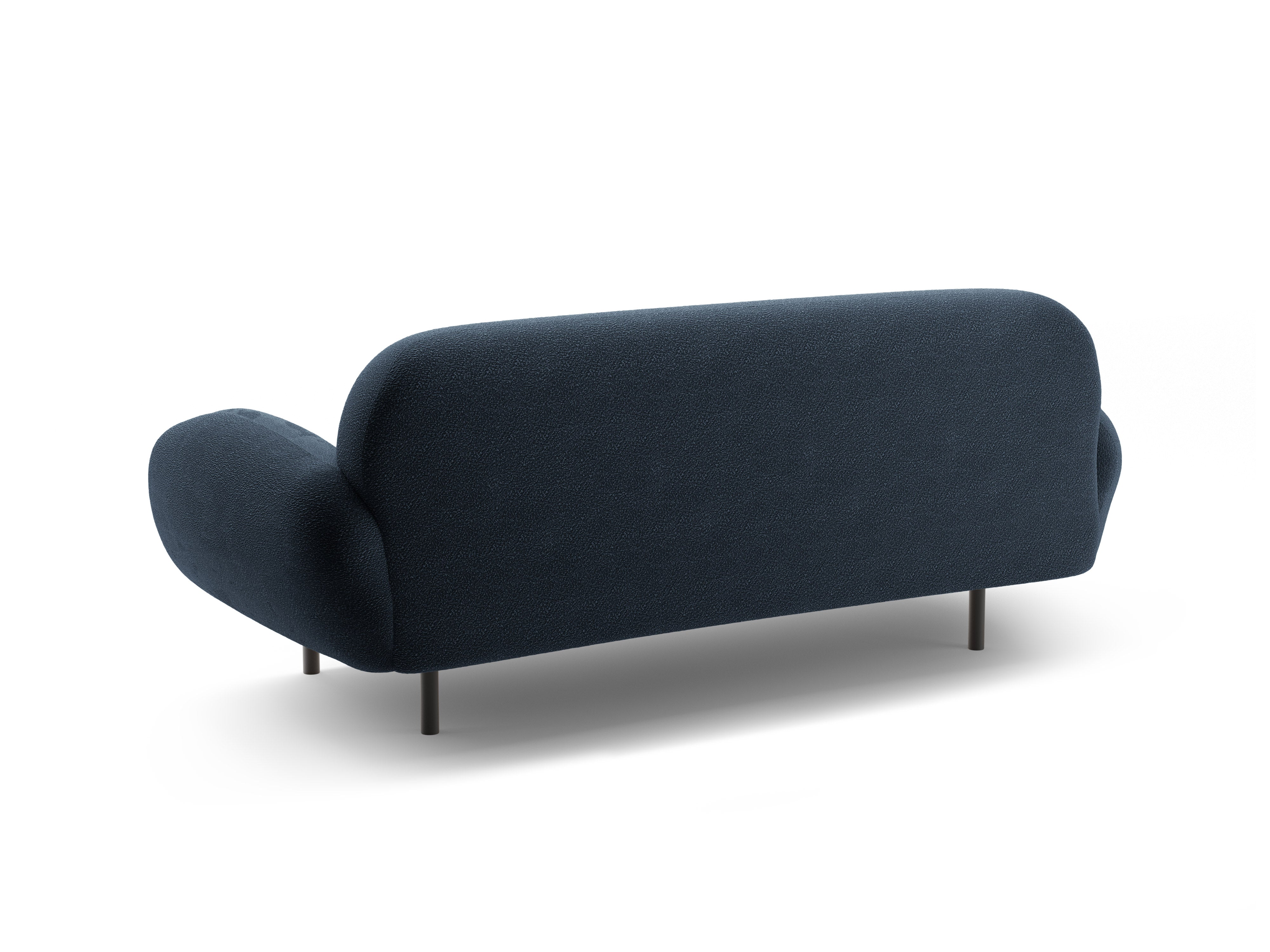 2.5-seater POPPY navy boucle sofa