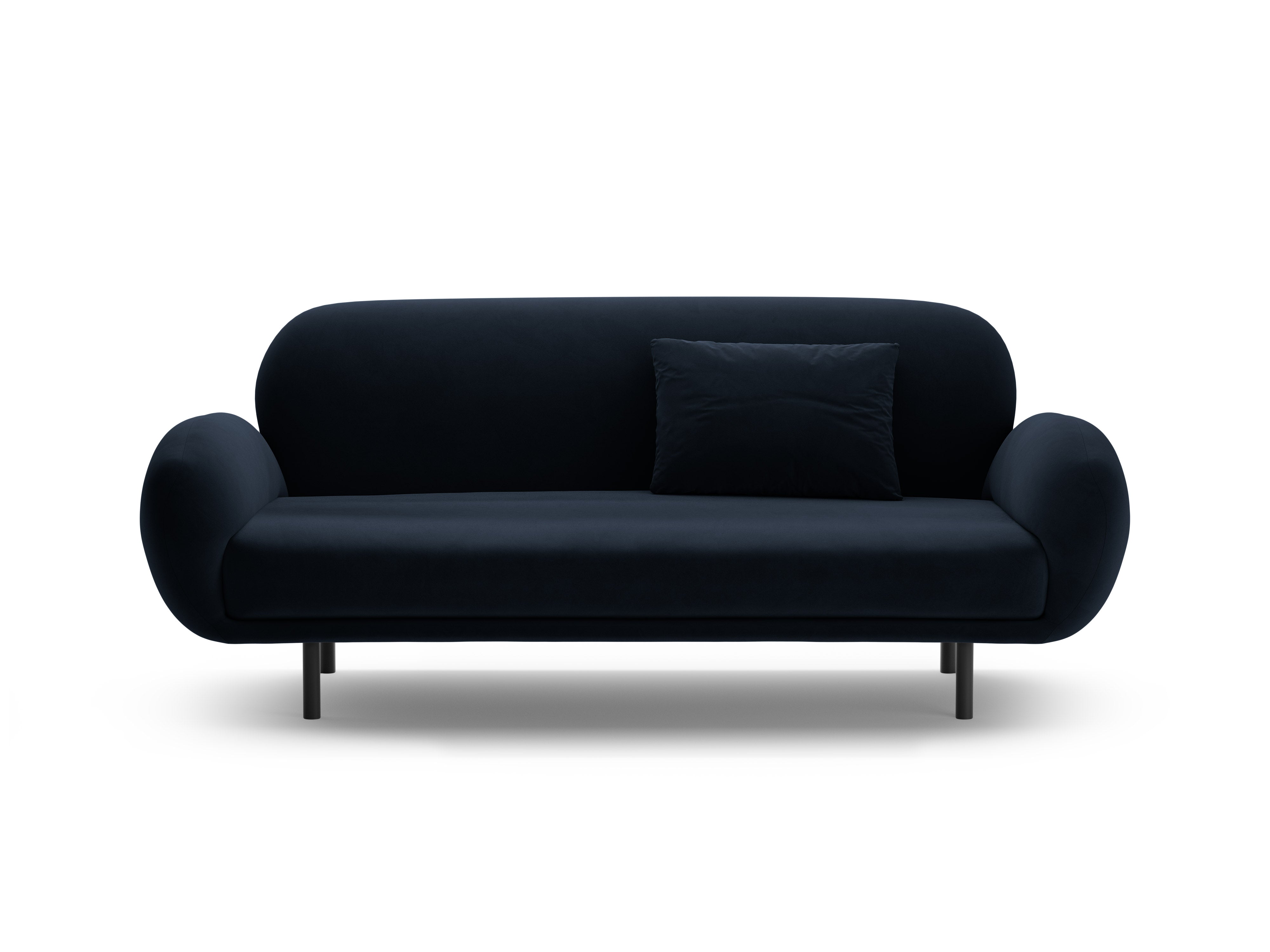 Sofa sametová 2,5-místná POPPY královská modrá