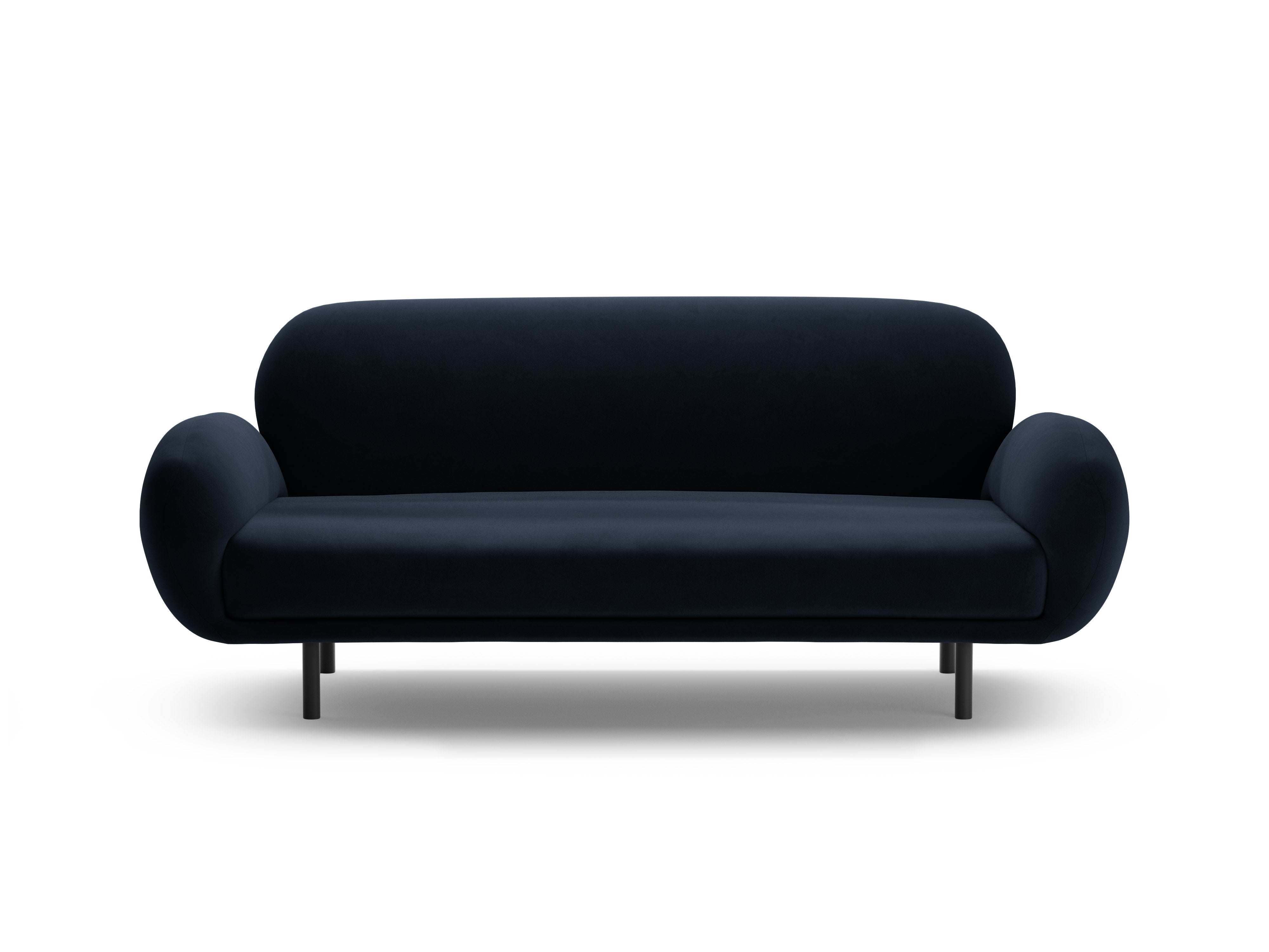 Sofa sametová 2,5-místná POPPY královská modrá
