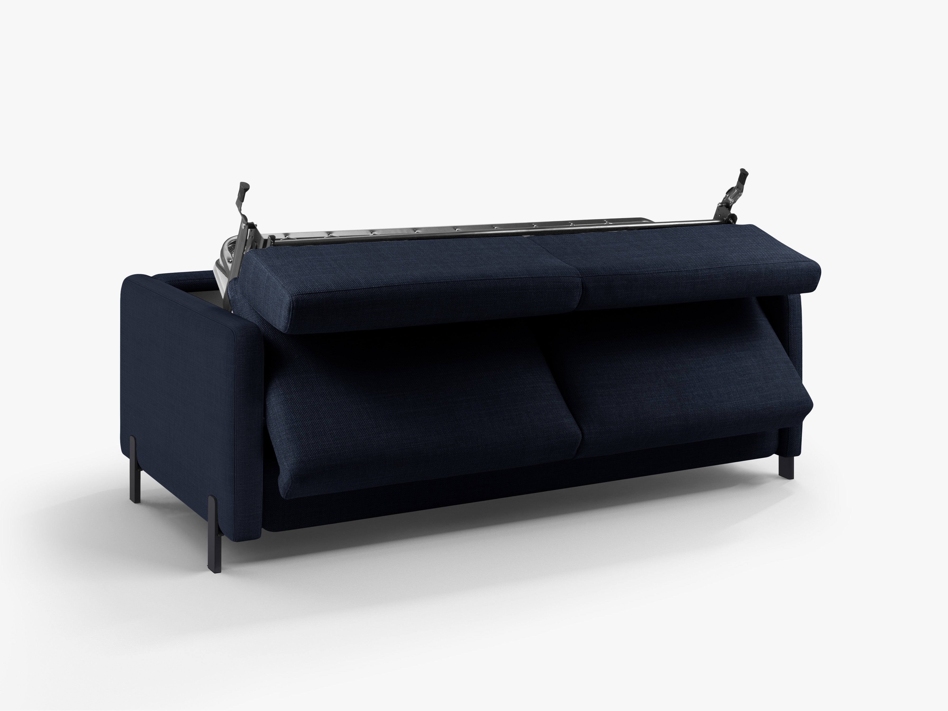 3-seater sofa with sleeping function GLORIA blue chenille
