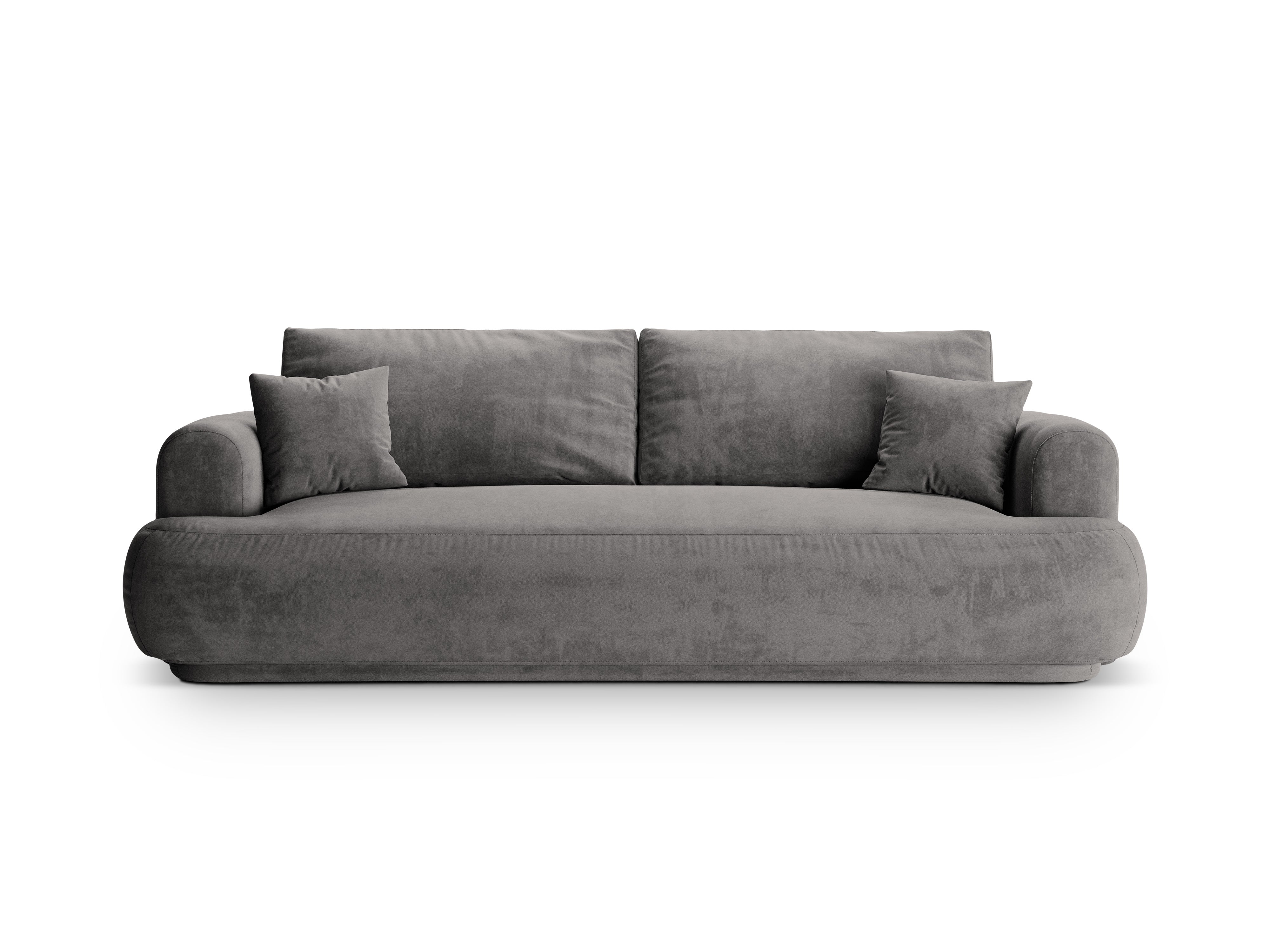 Velvet sofa with Ella Gray sleeping function