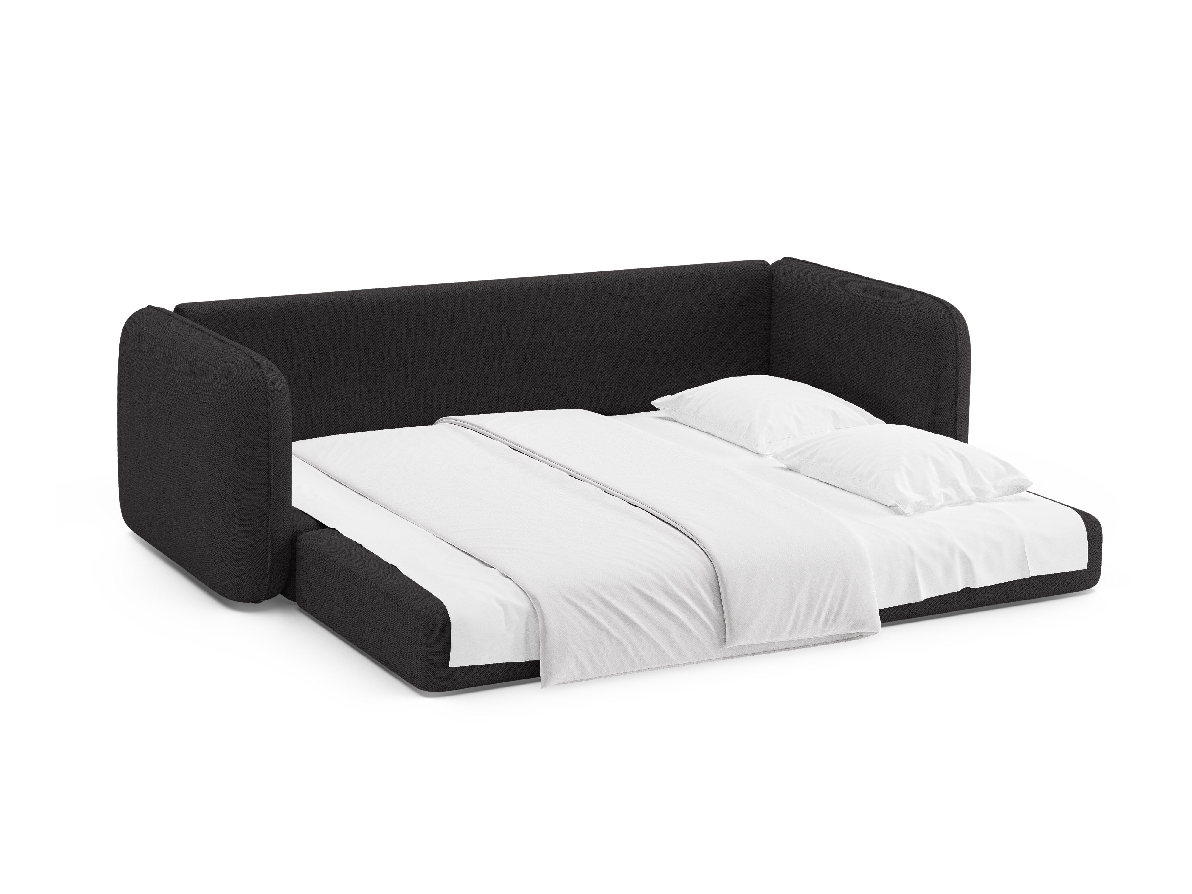 Dormi Anthracite 3-Seater Sofa with Sleeping Function