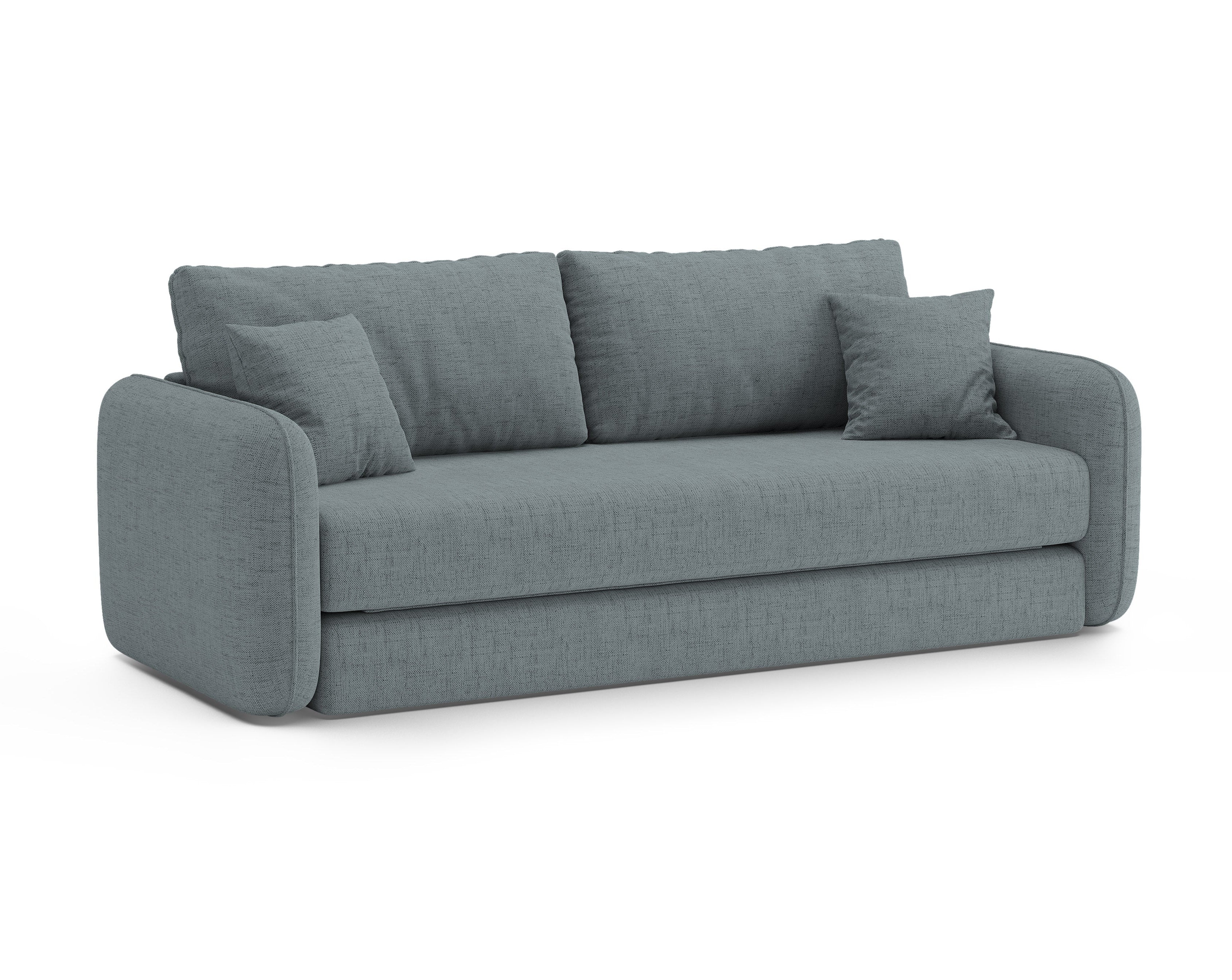 Dormi 3-Seater Sofa with Sleeping Function in Light Blue