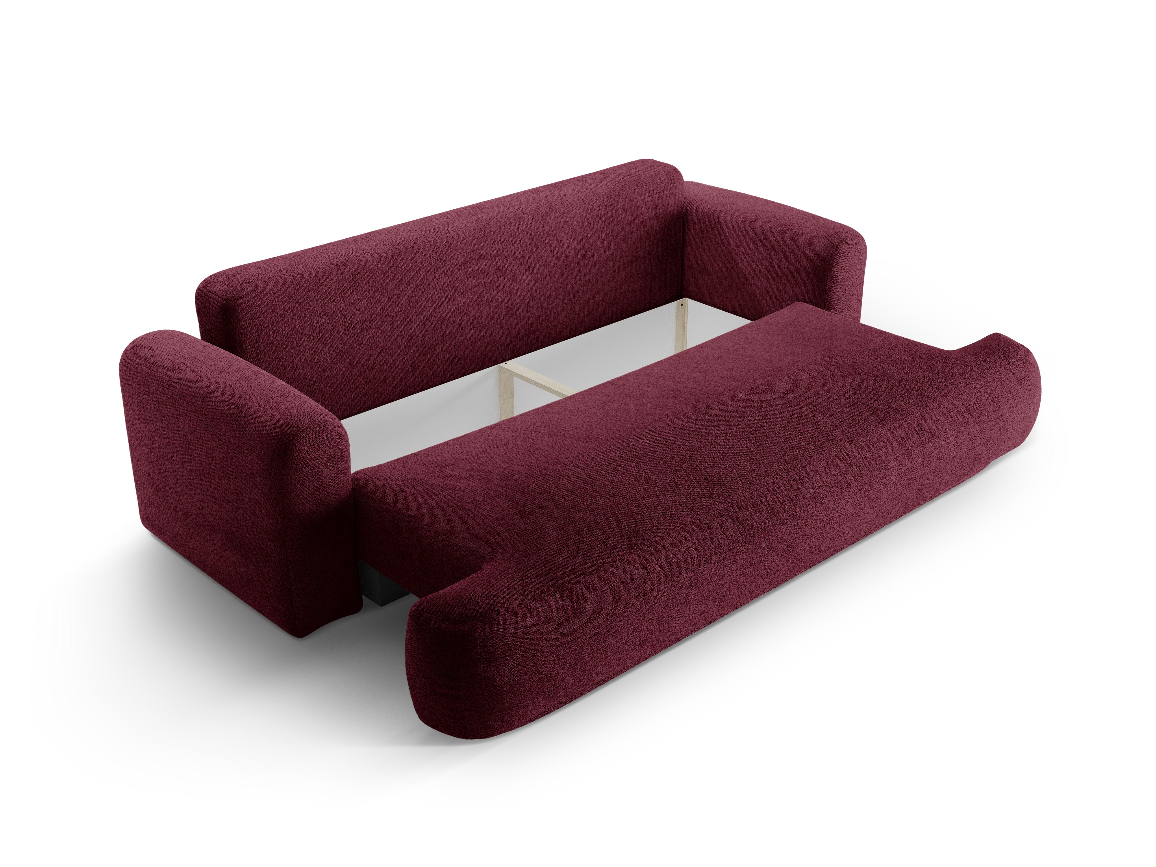 Sofa with Ella Burgundy sleeping function