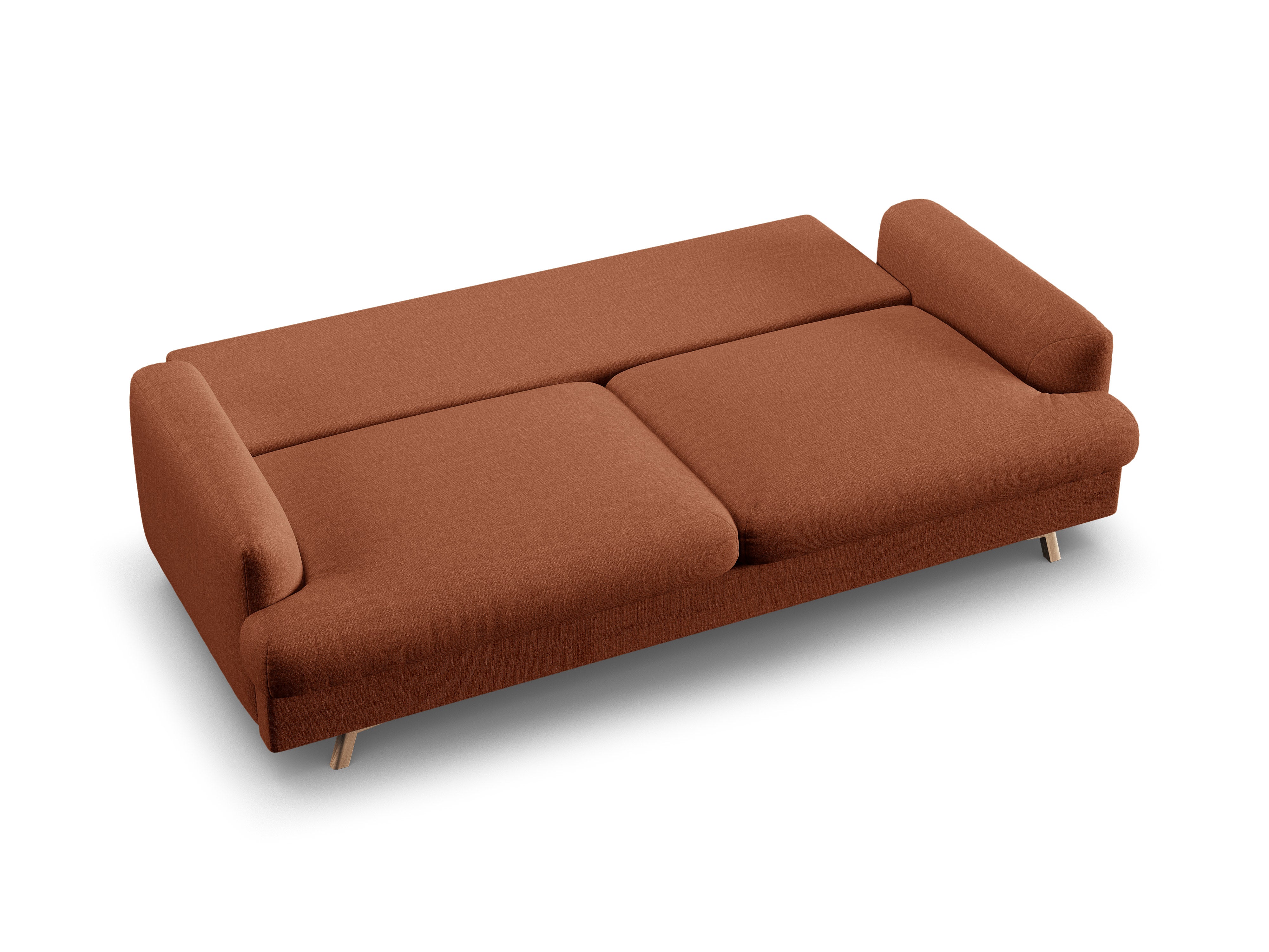3-Seater Sofa with Sleeping Function NAOMI Brick