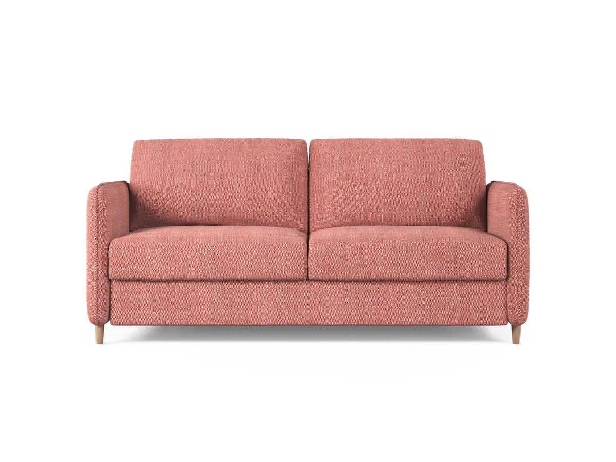 Sofa 3-osobowa z funkcją spania SIMO czerwony – Micadoni
