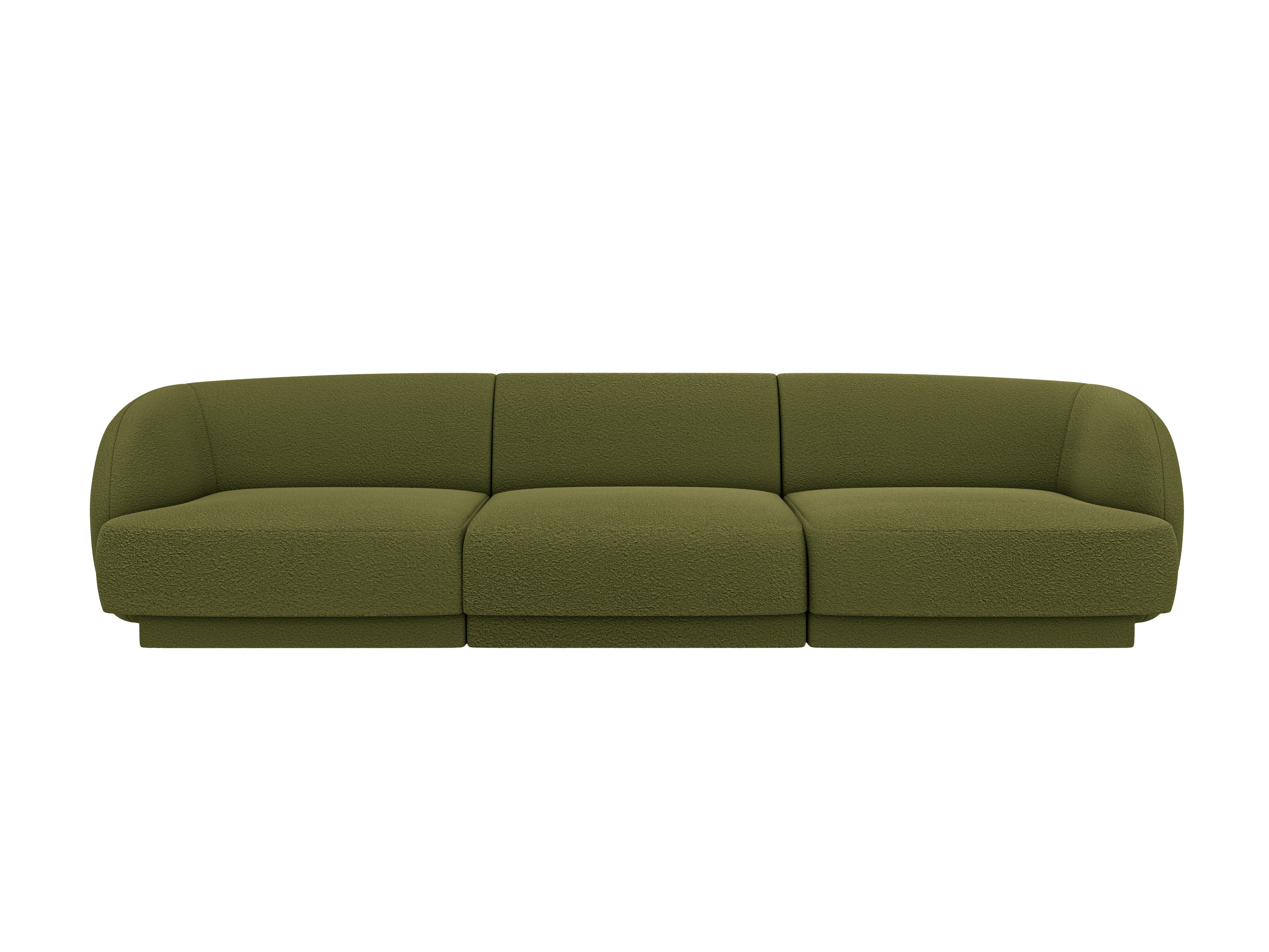 Sofa pro 3 osoby MILEY zelená boucle