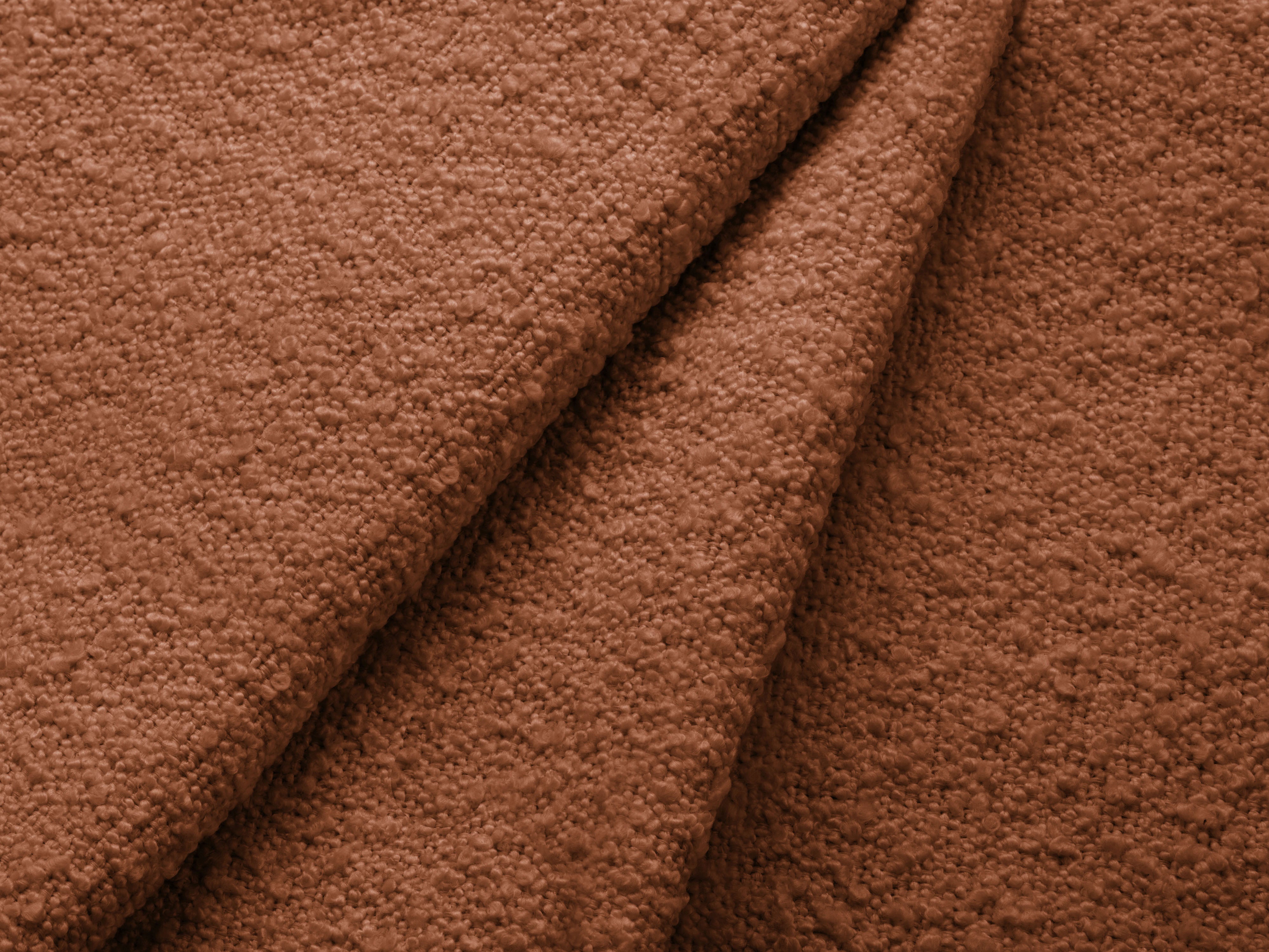 3-seater Sofa POPPY terracotta boucle