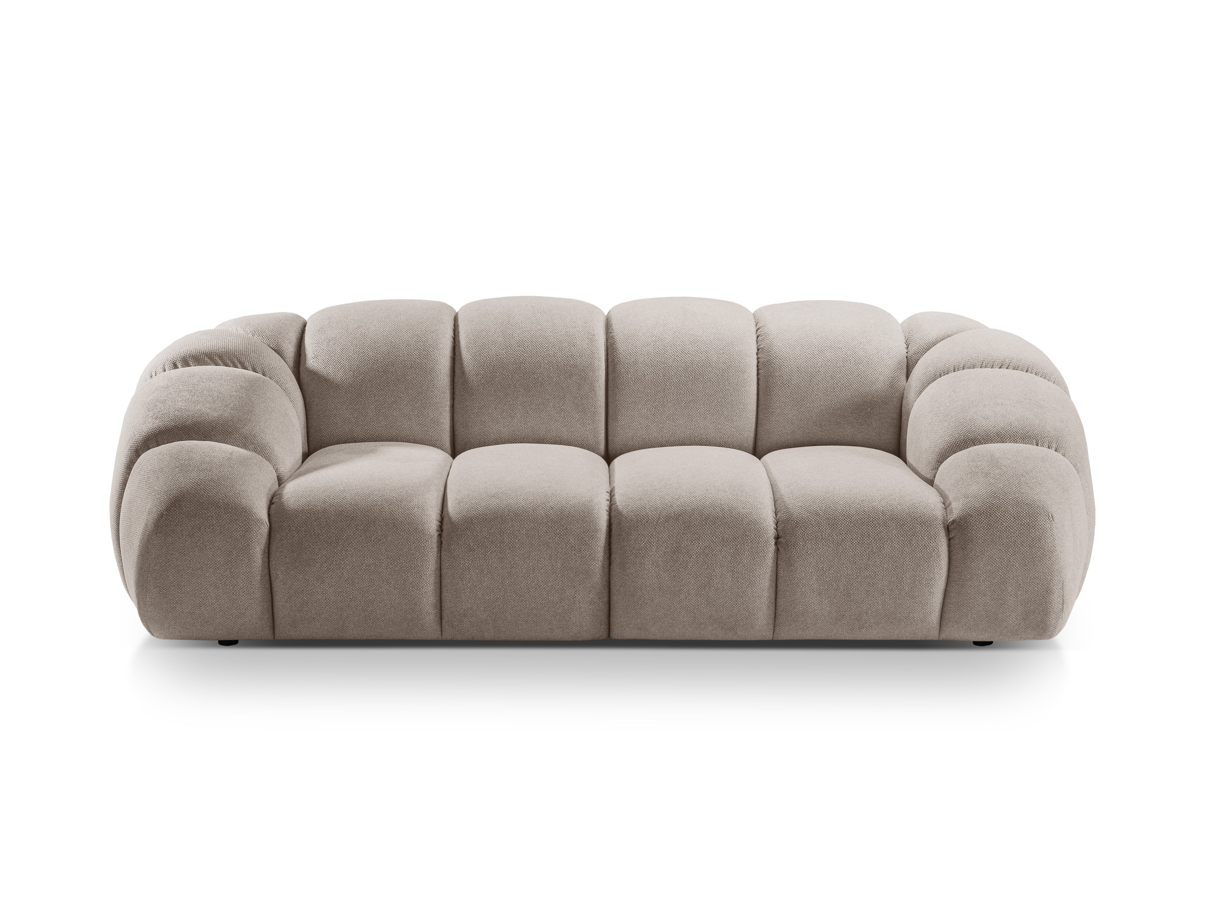 3-seater Sofa DIANA dark beige chenille