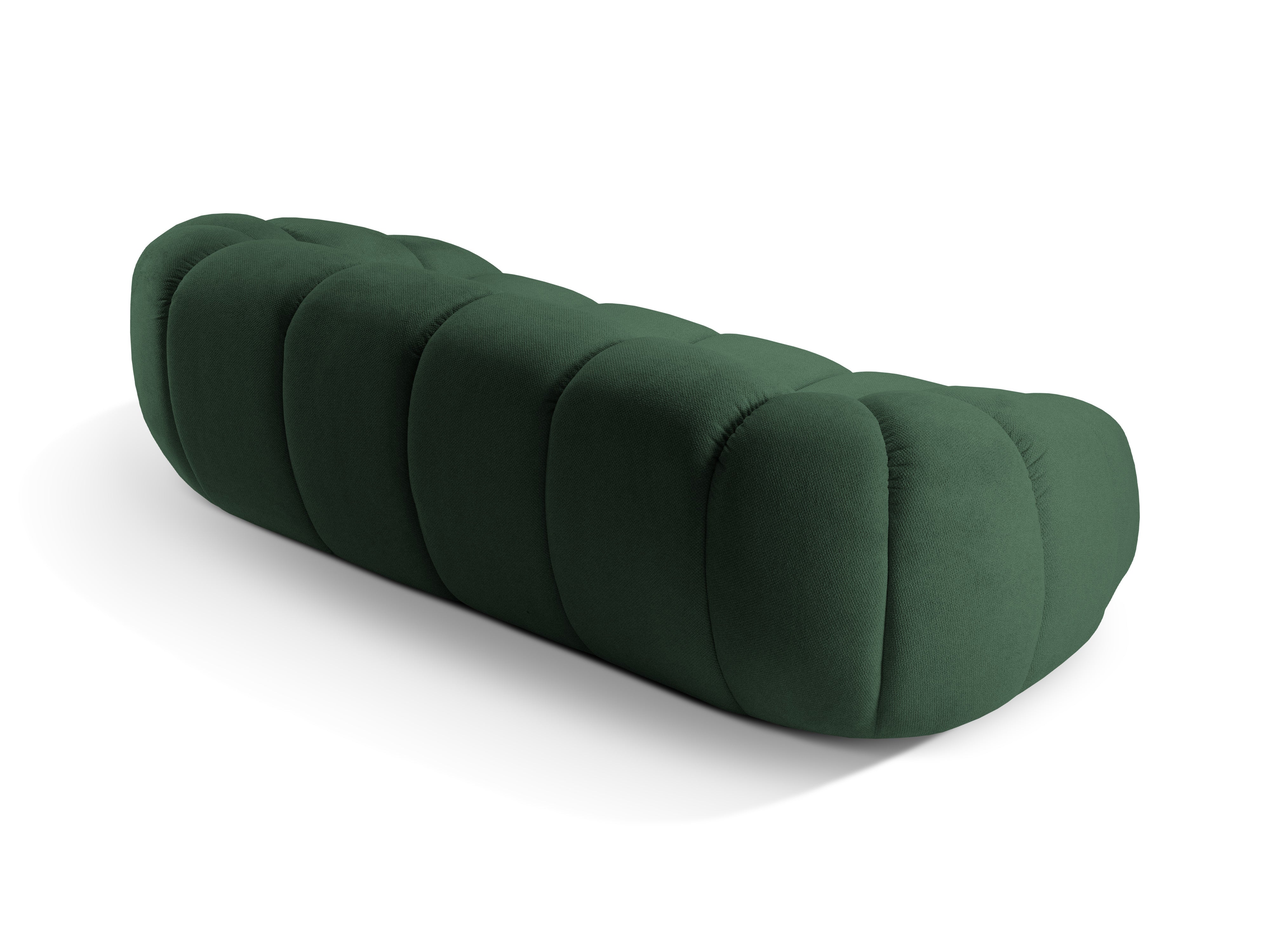 3-seater Sofa DIANA dark green chenille