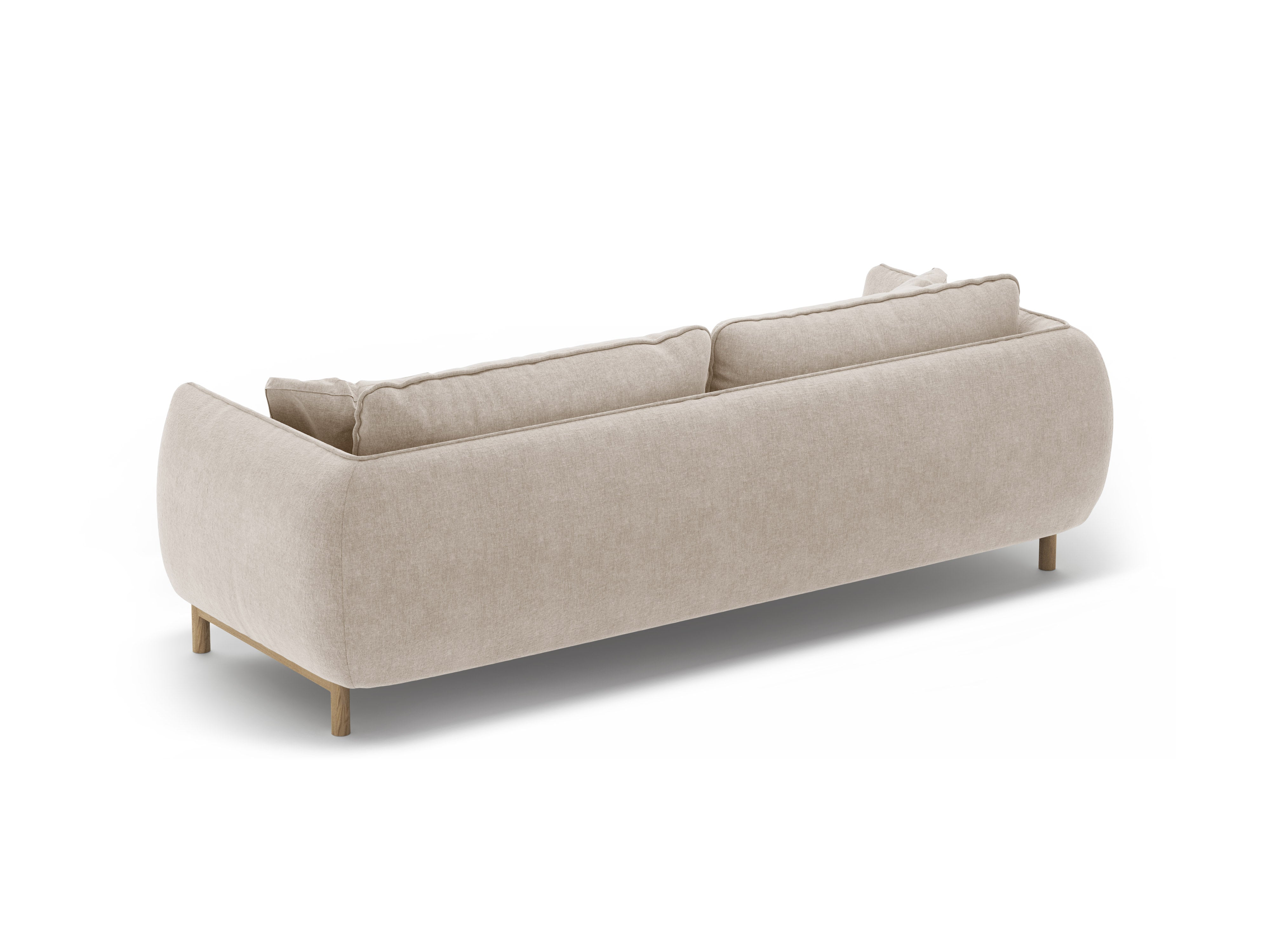 Sofa 3-osobowa ADA jasnobeżowy szenil – Micadoni