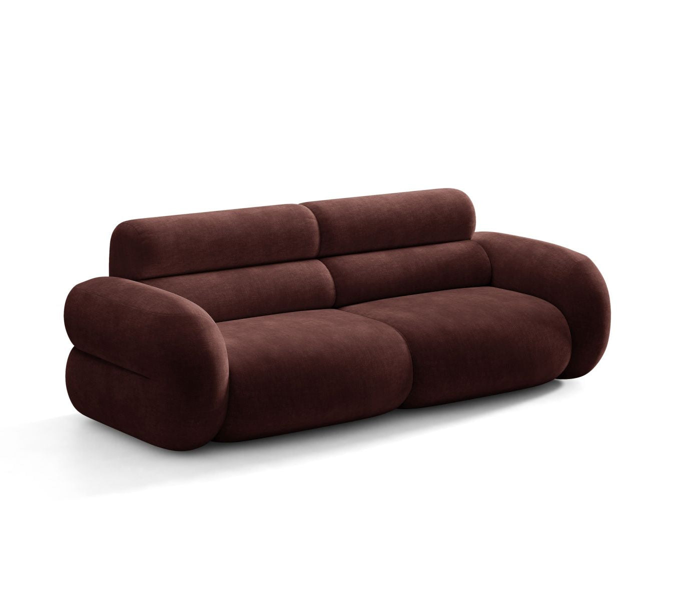 Sofa pro 3 osoby NEO v třešňovém šenilu