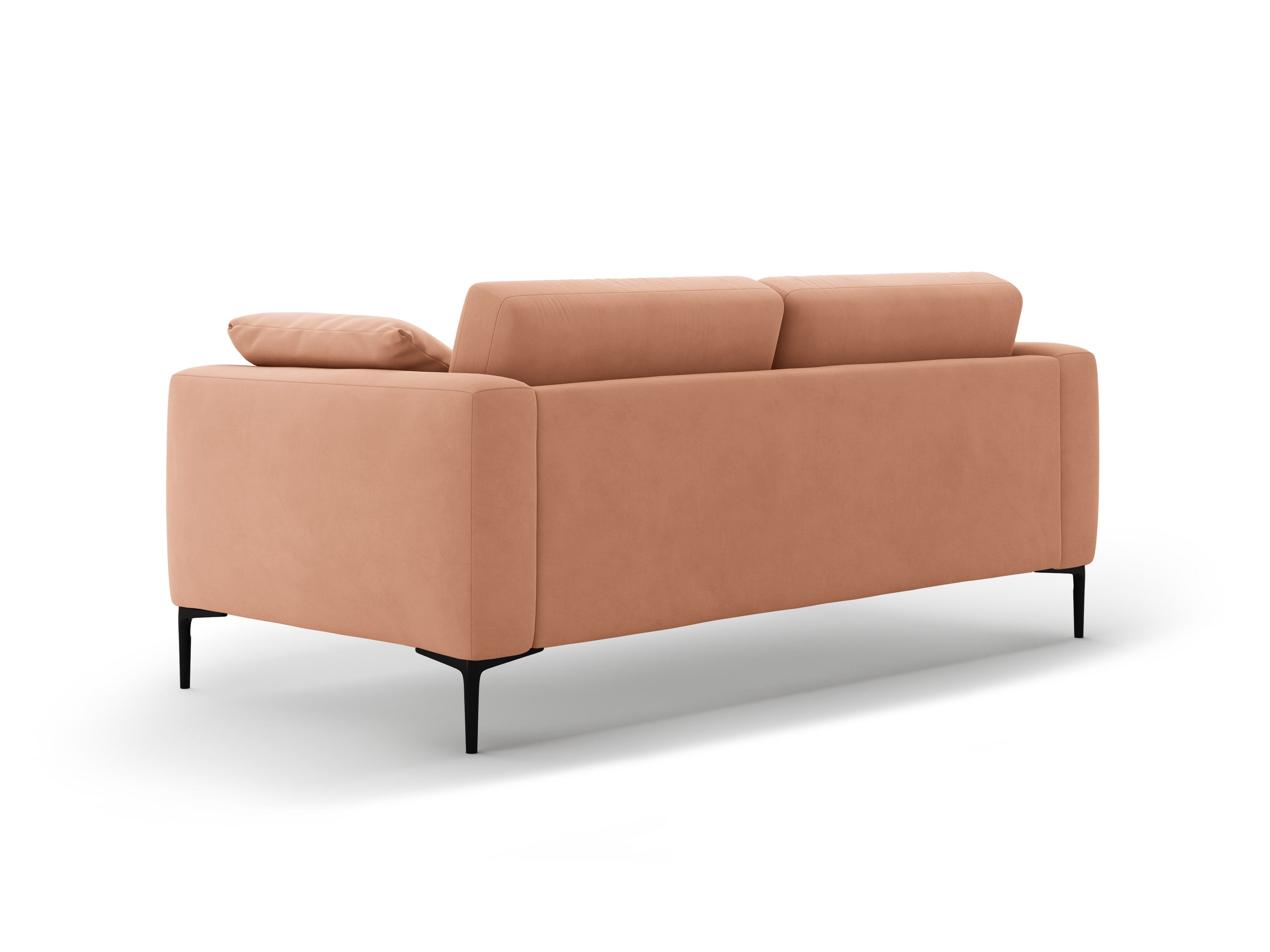 Sofa sametová 3-místná BEMY růžová