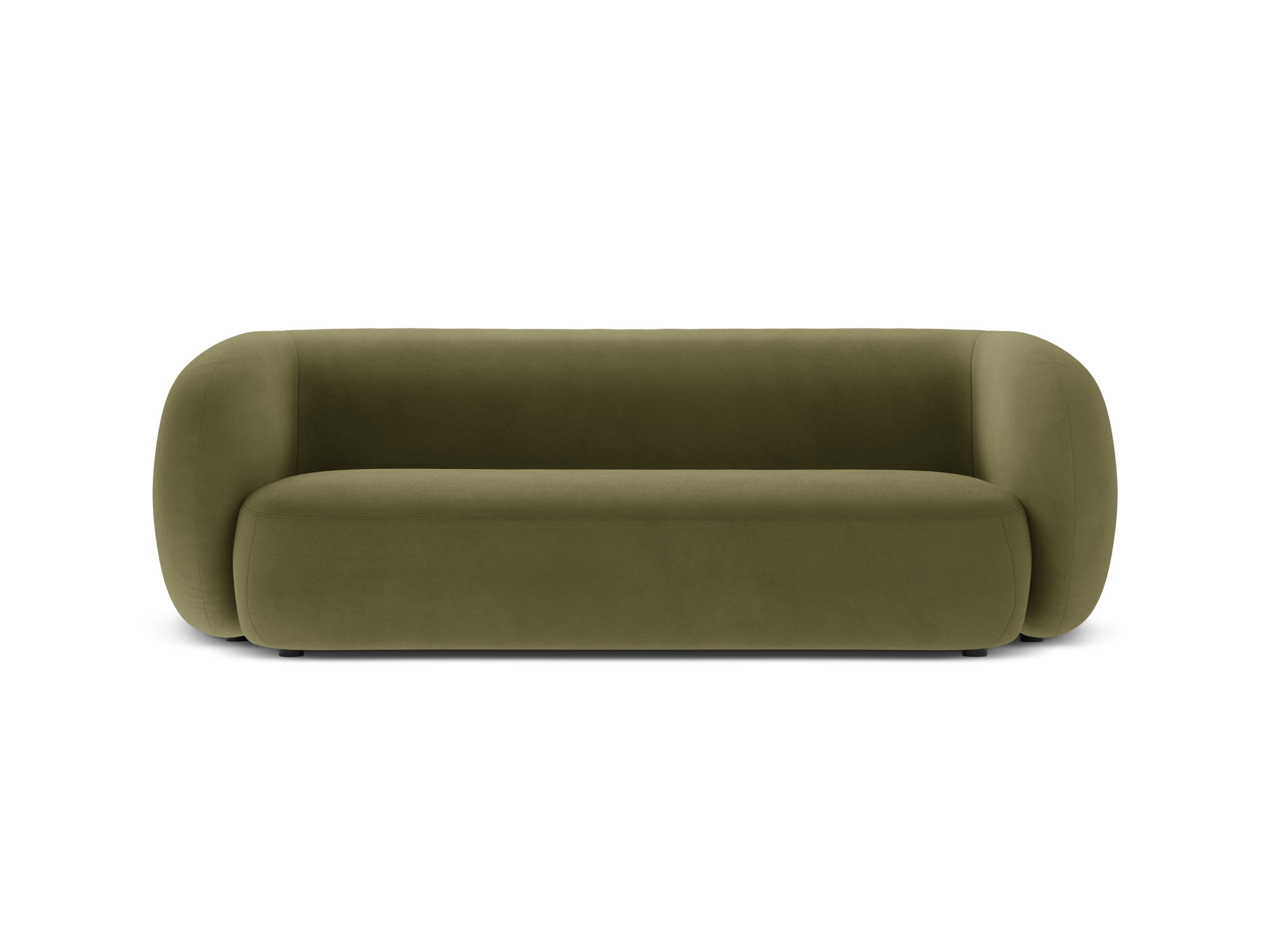 Velvet 3-Seater Sofa KATE Green