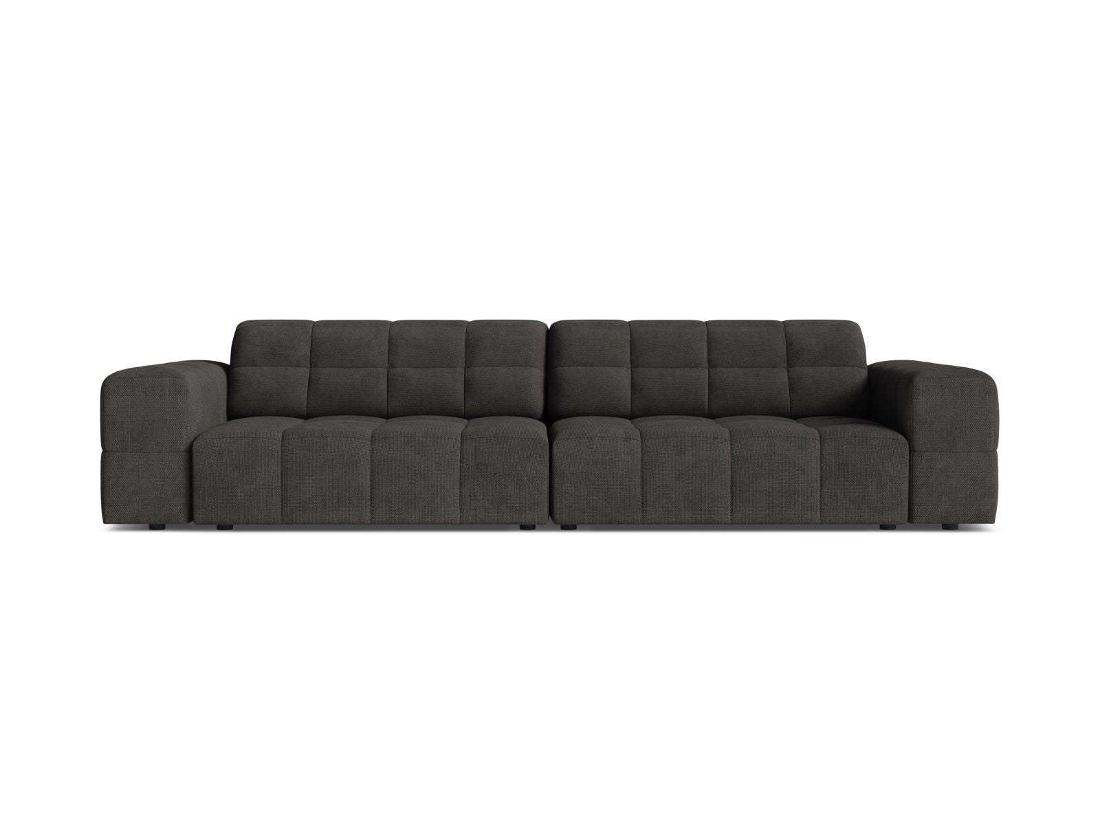 Sofa 4-osobowa JENNIFER grafitowy szenil – Micadoni