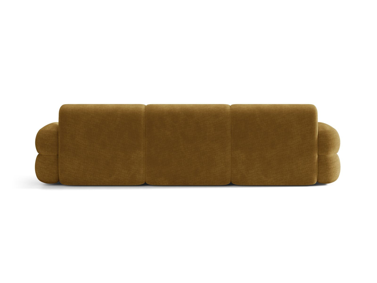 Sofa pro 4 osoby NEO v hořčicovém šenilu
