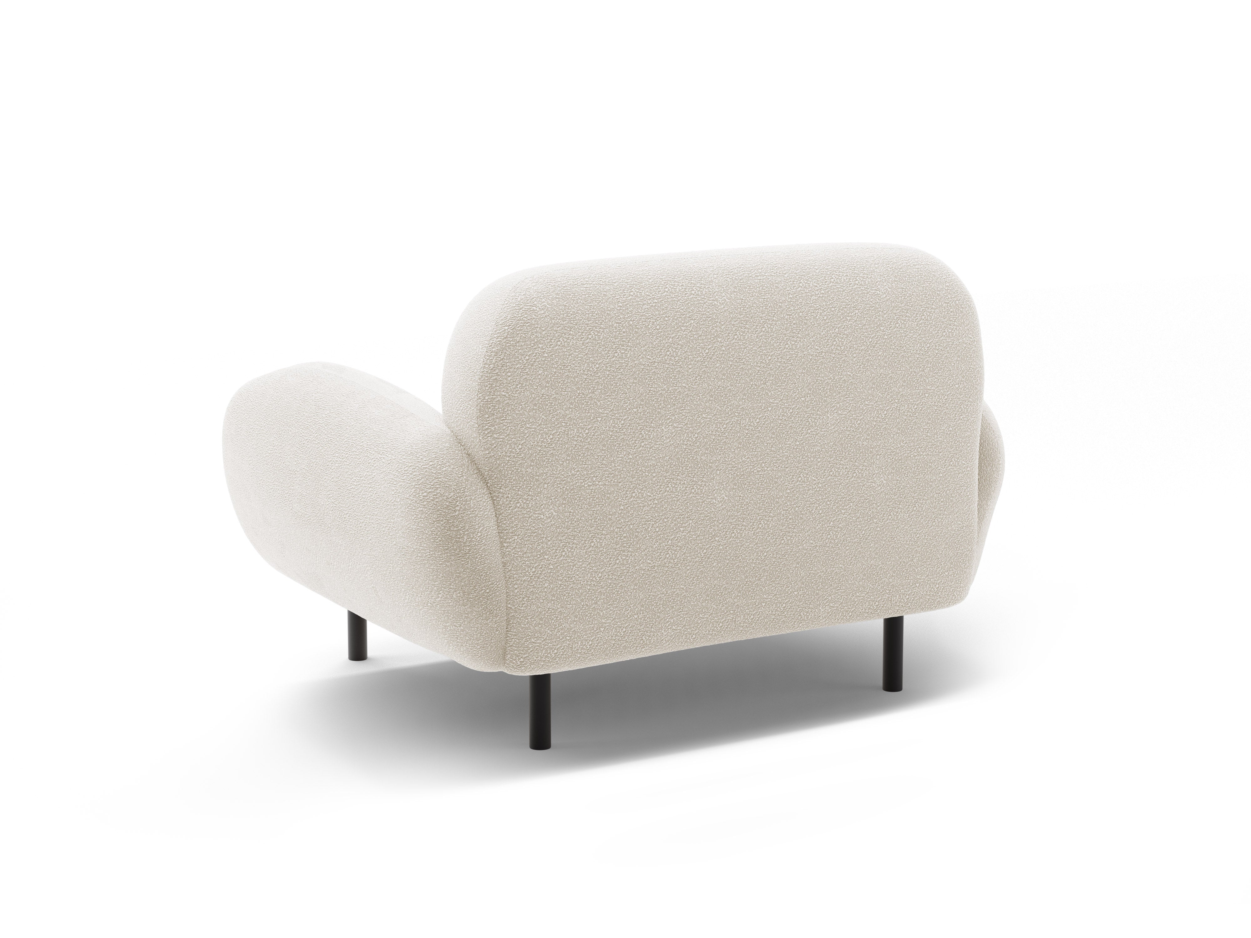 Křeslo POPPY bílé boucle