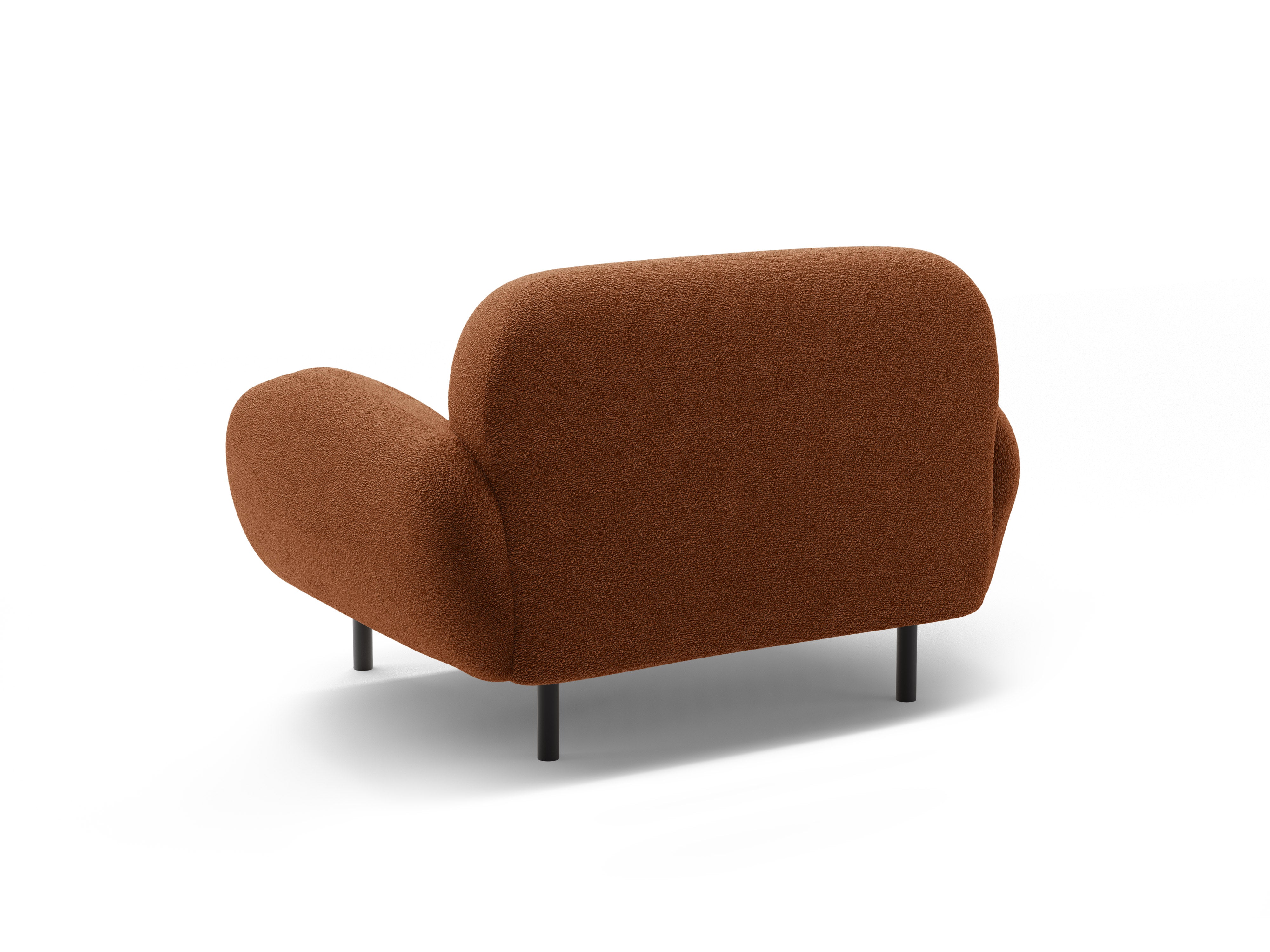 Křeslo POPPY terakotová boucle