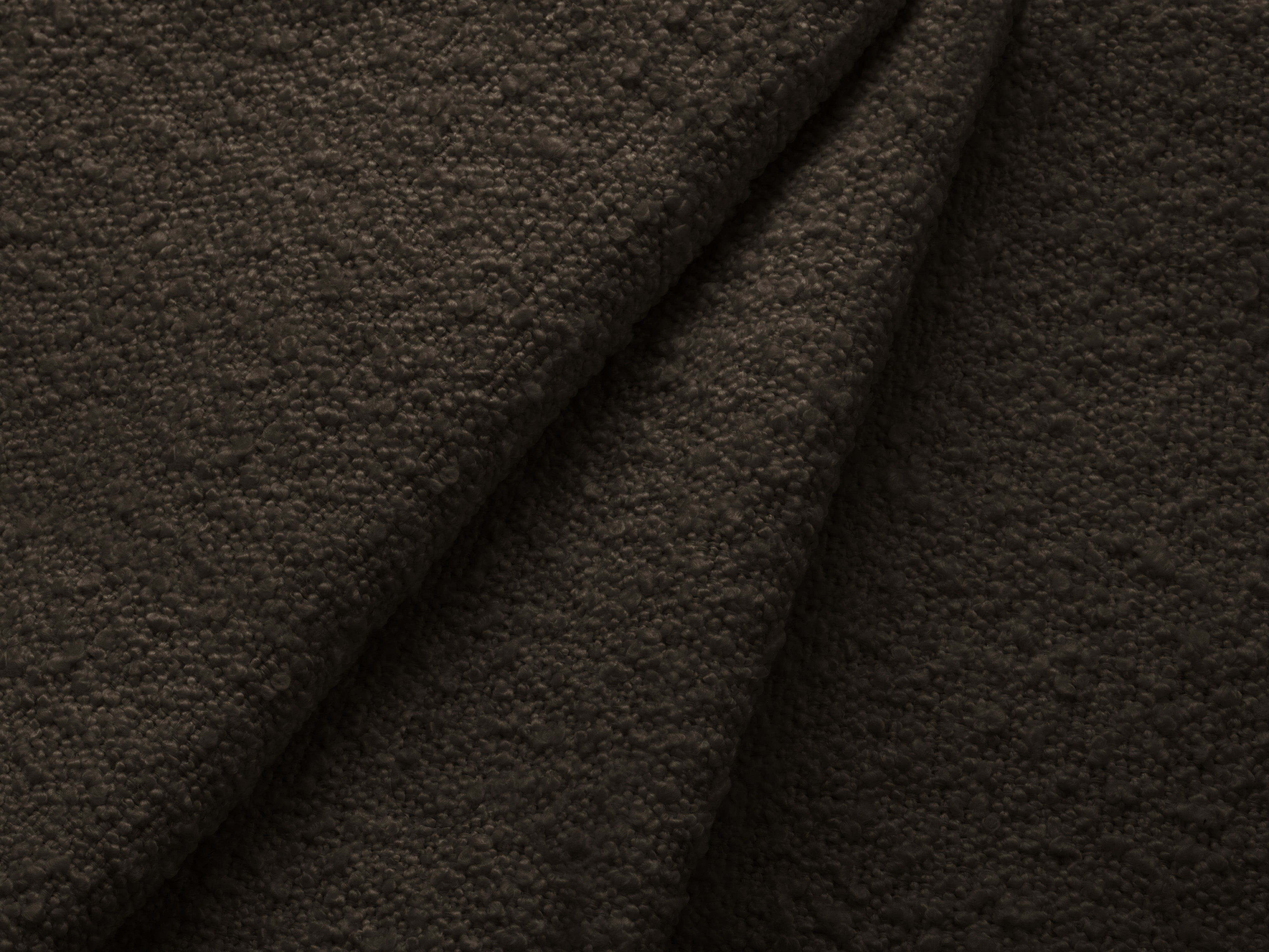 POPPY Armchair brown boucle