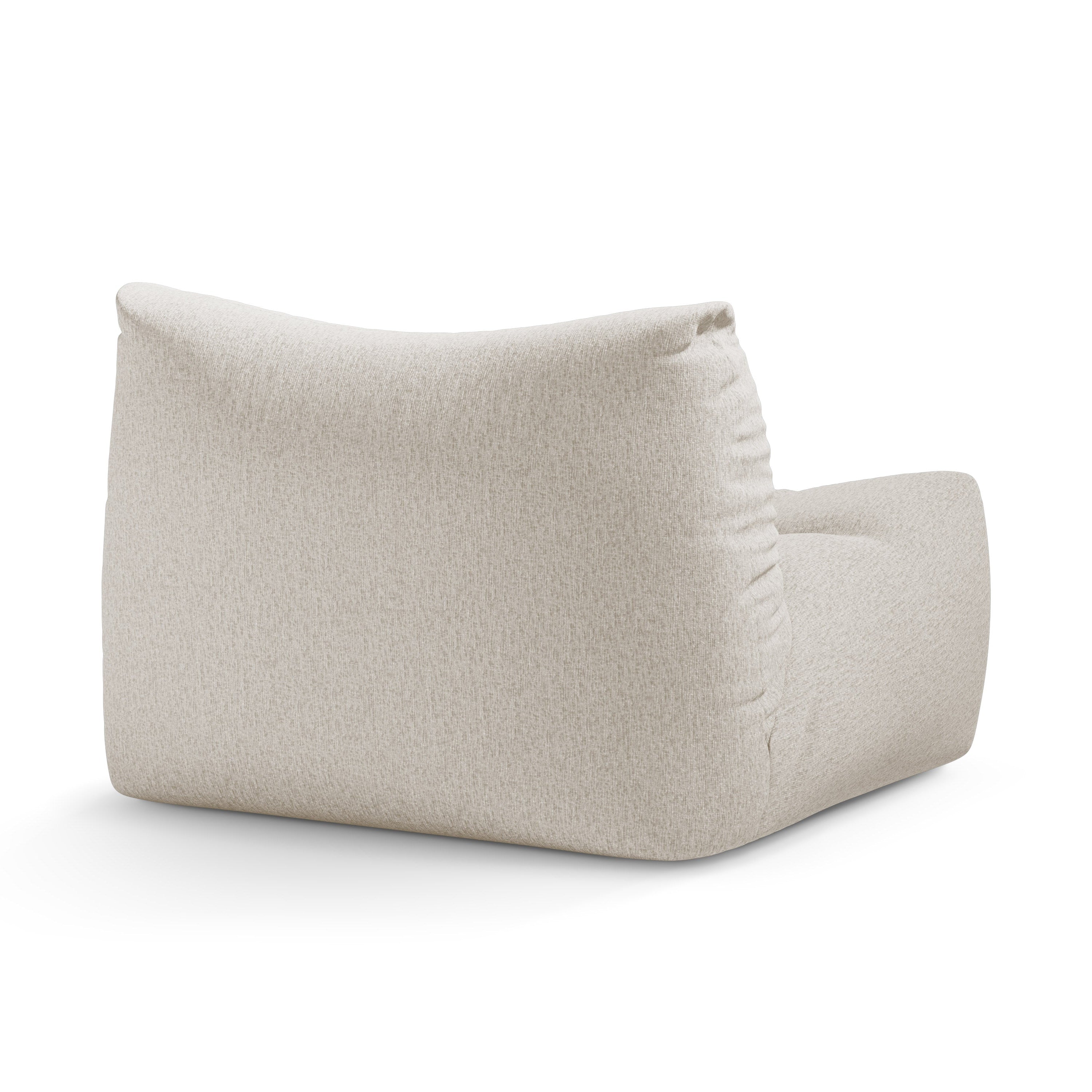 TOVE Armchair in Light Beige Chenille