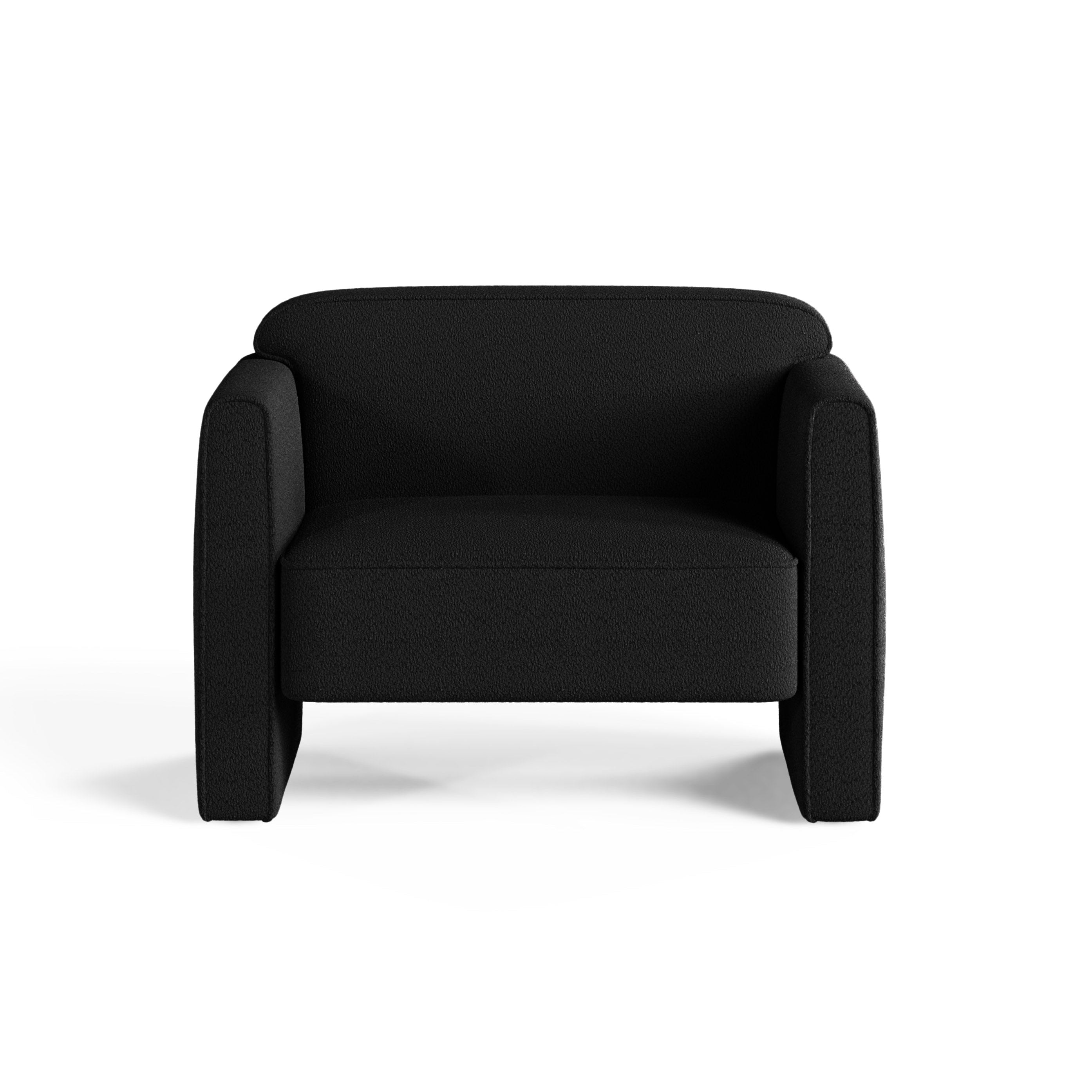 ABBY Armchair Black Boucle