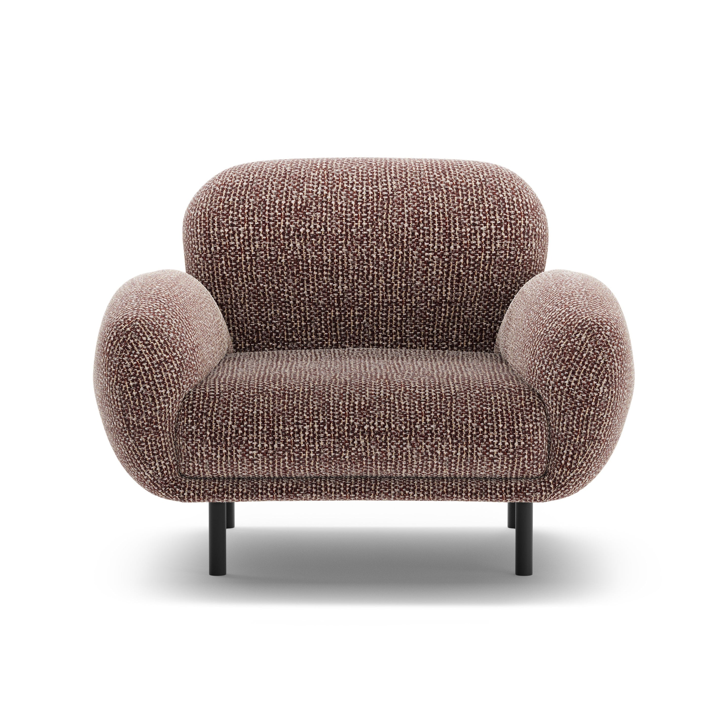 POPPY Armchair Brown Chenille