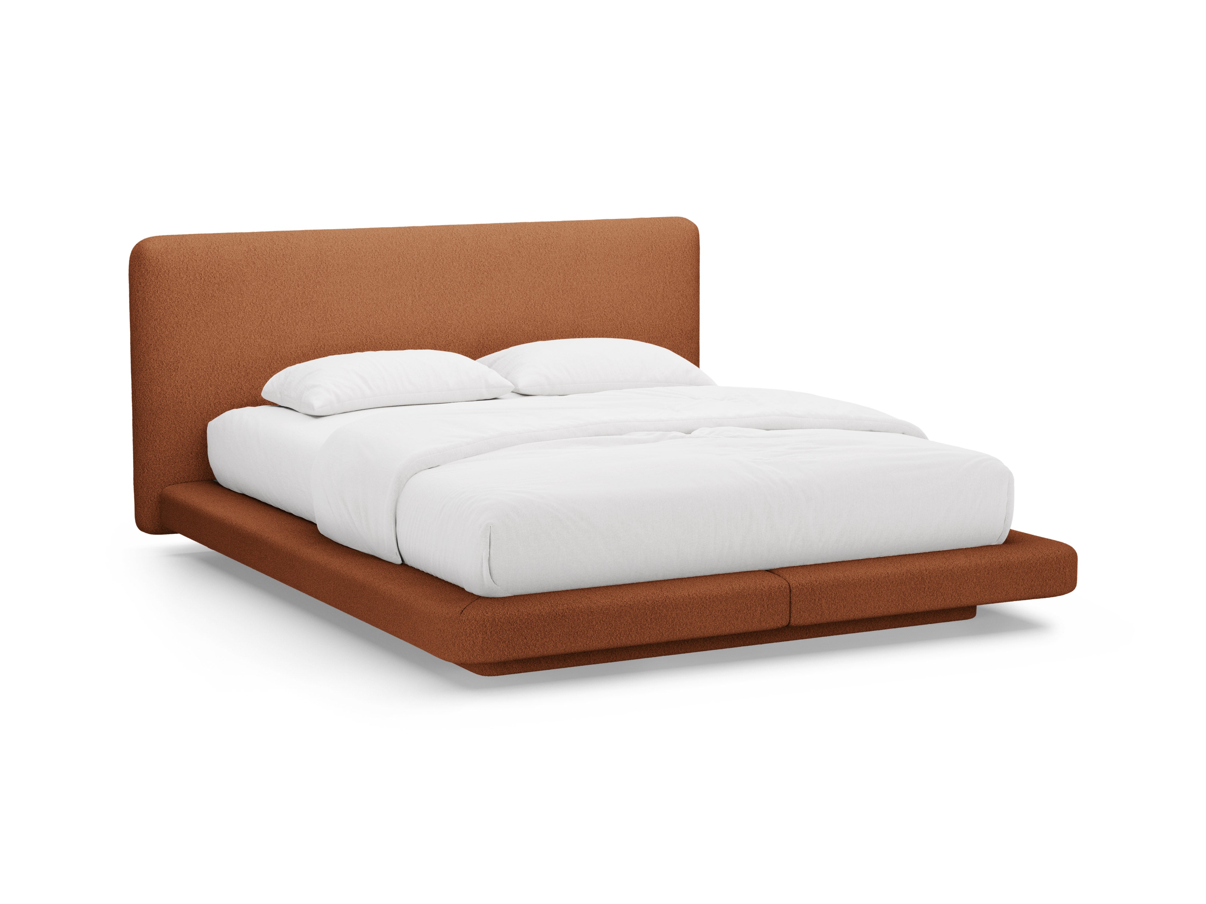 Postel LINEA terakota boucle