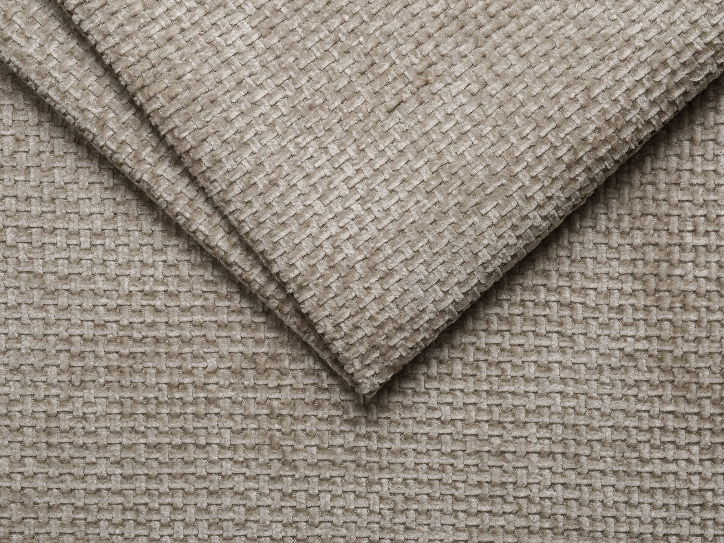 WHALE Bed Dark Beige Chenille
