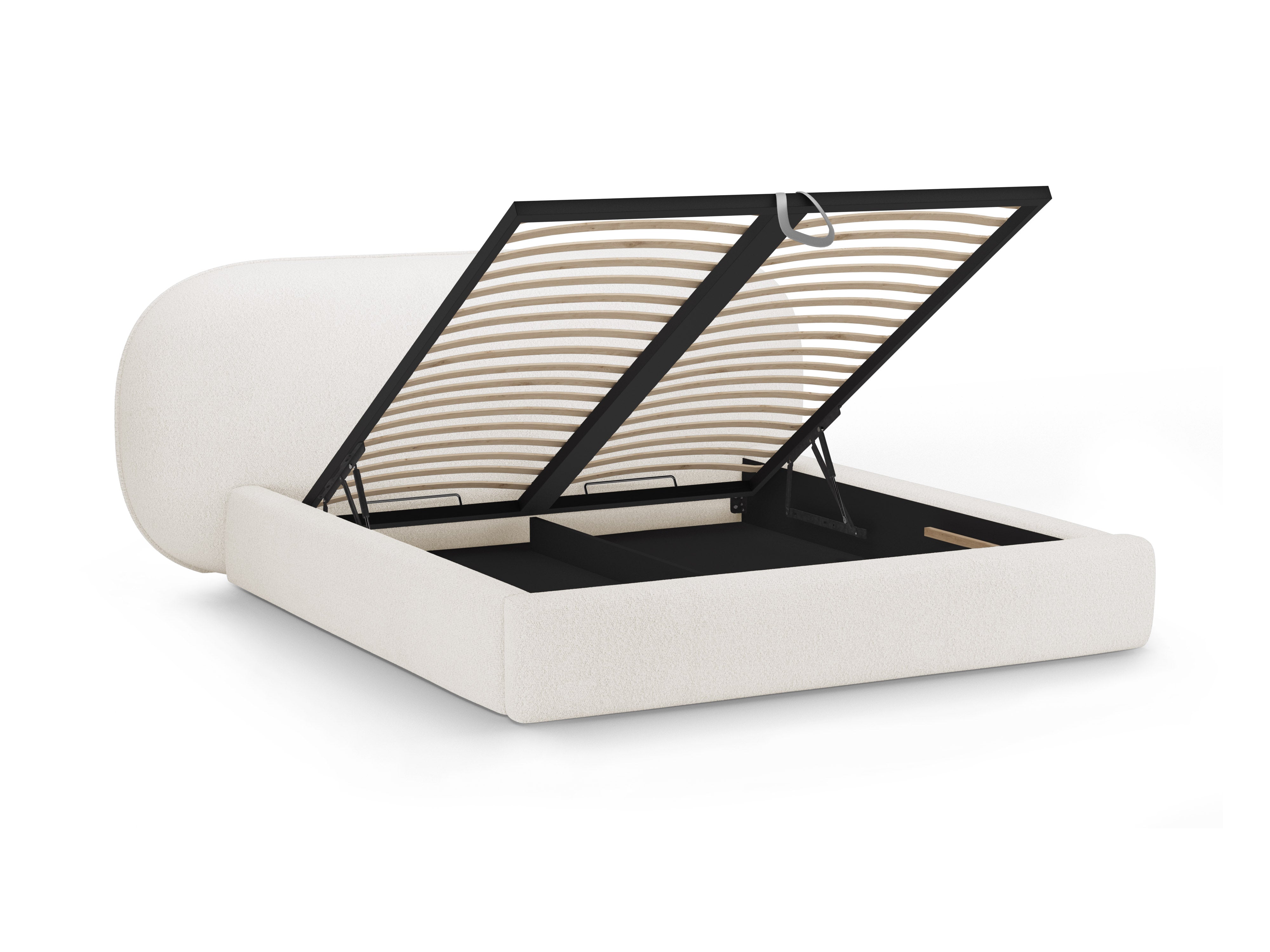 Postel OVALO bílý boucle