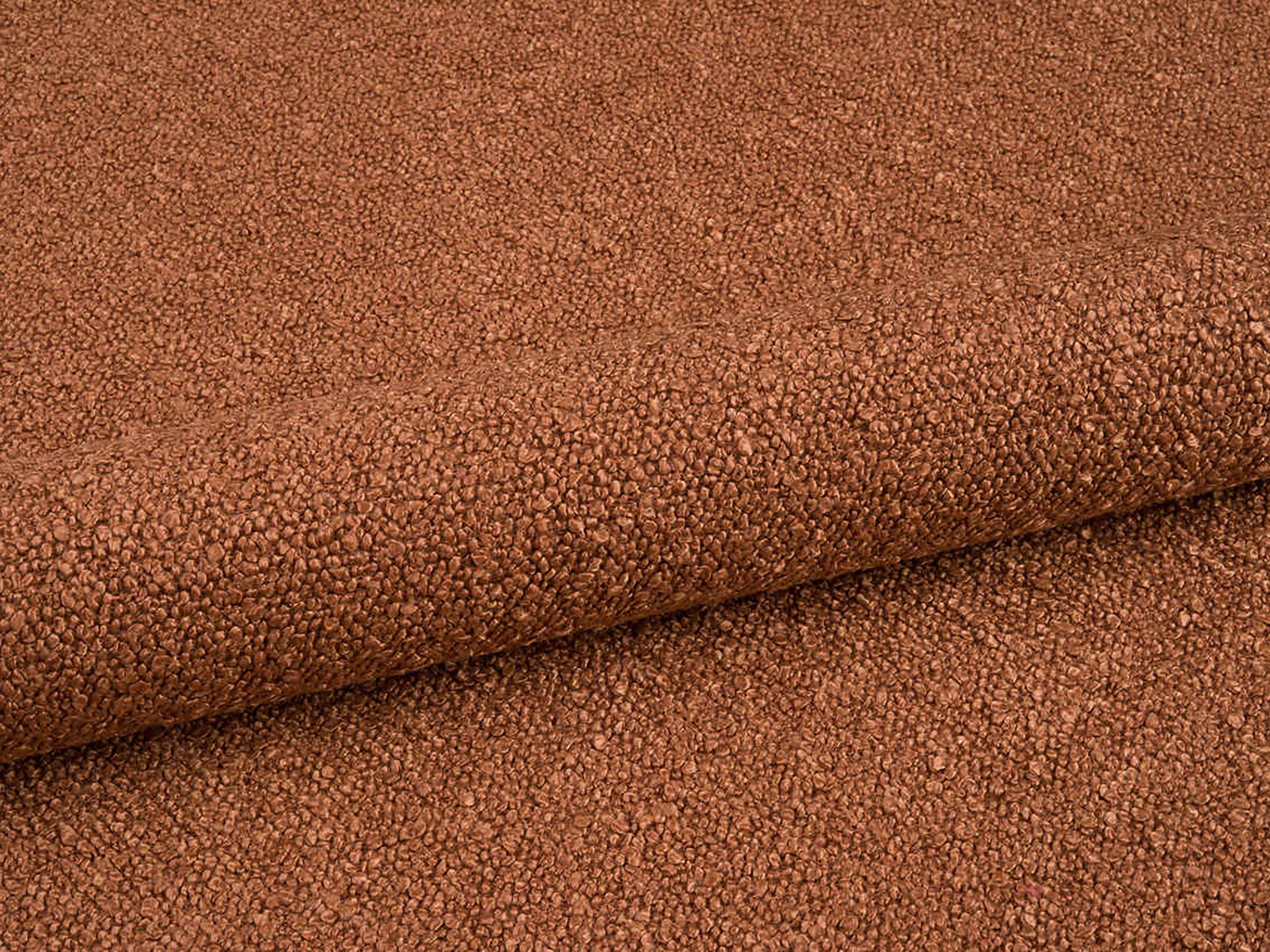 OVALO Bed Terracotta Boucle