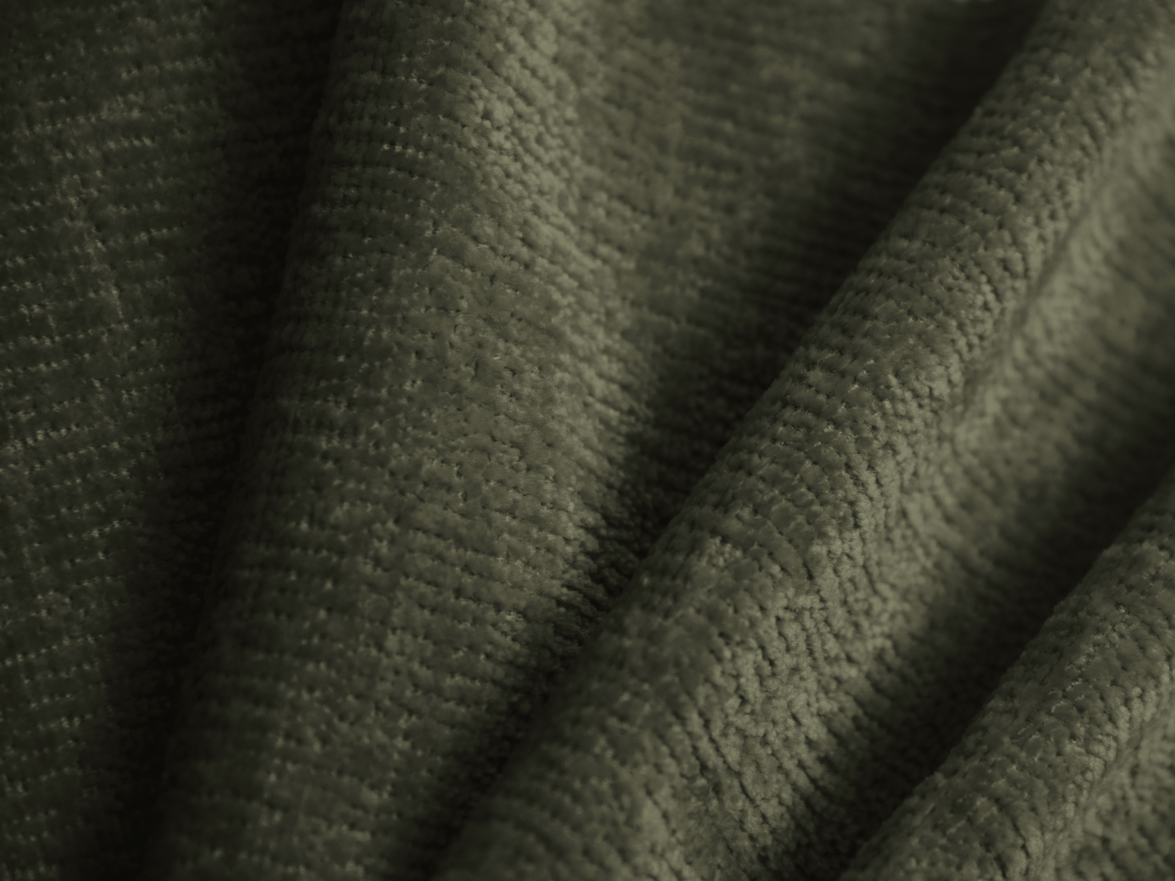 SOLANGE Bed Green Chenille