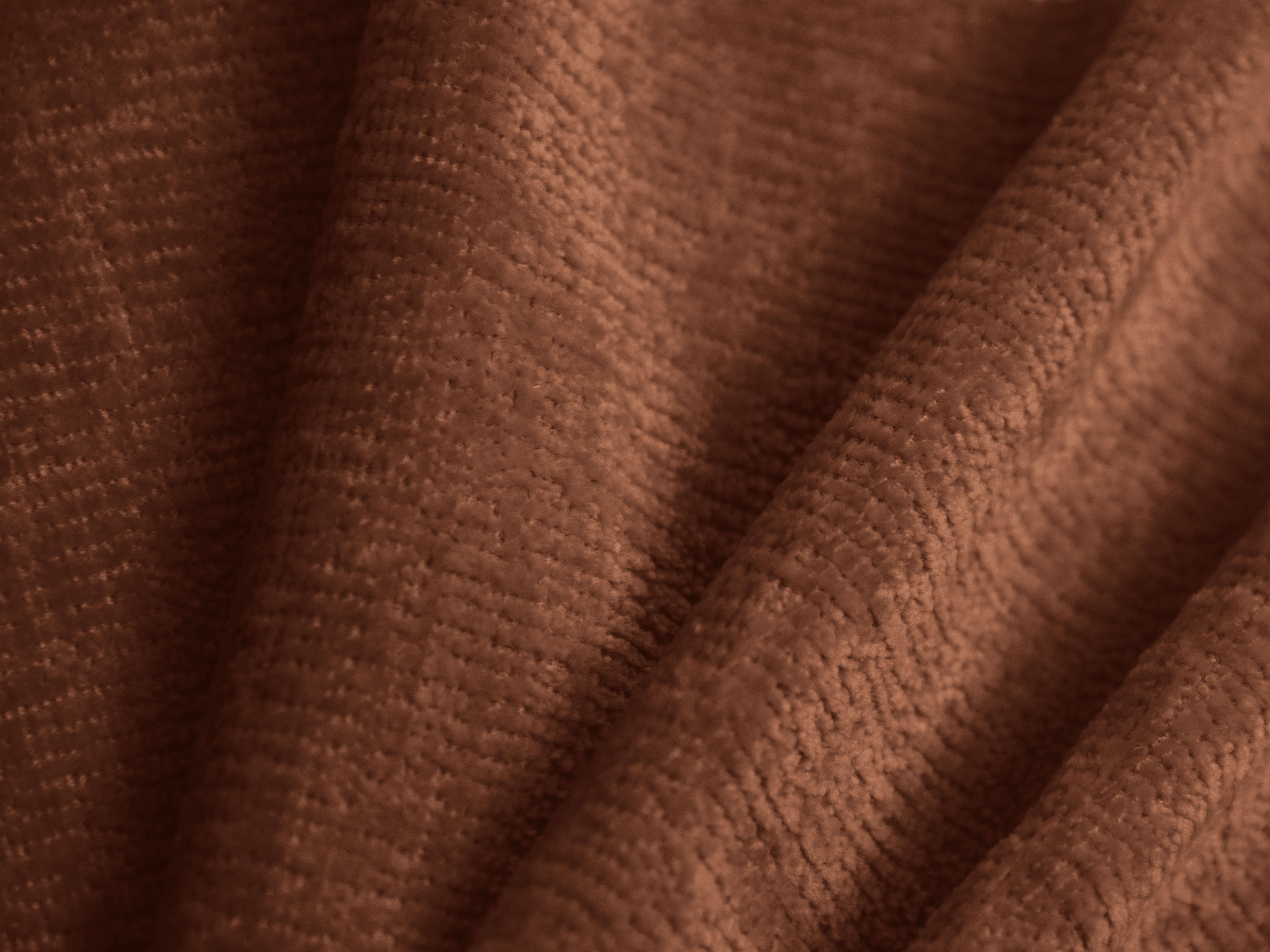 SOLANGE Bed Terracotta Chenille