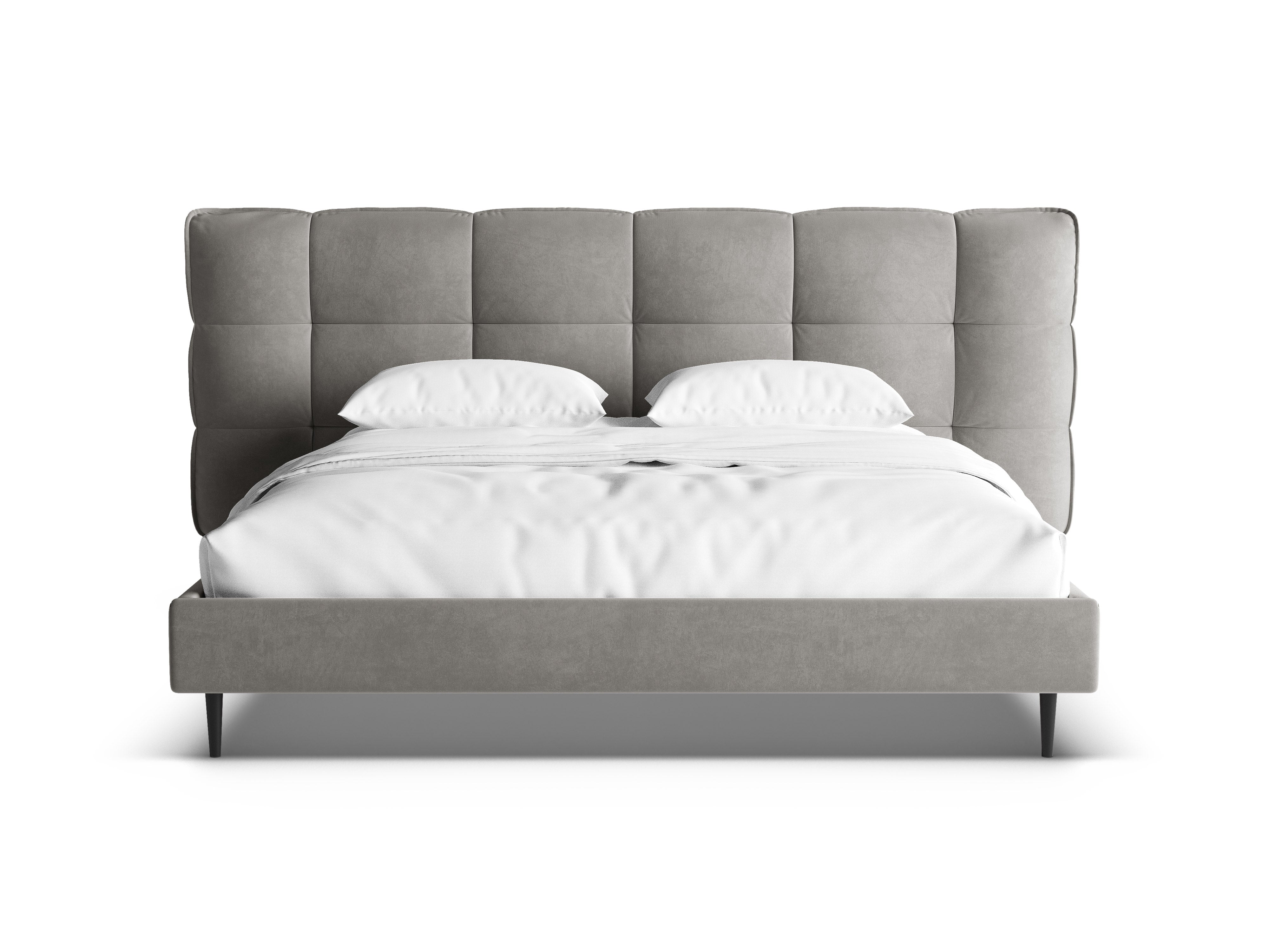 ERIC Velvet Bed Gray