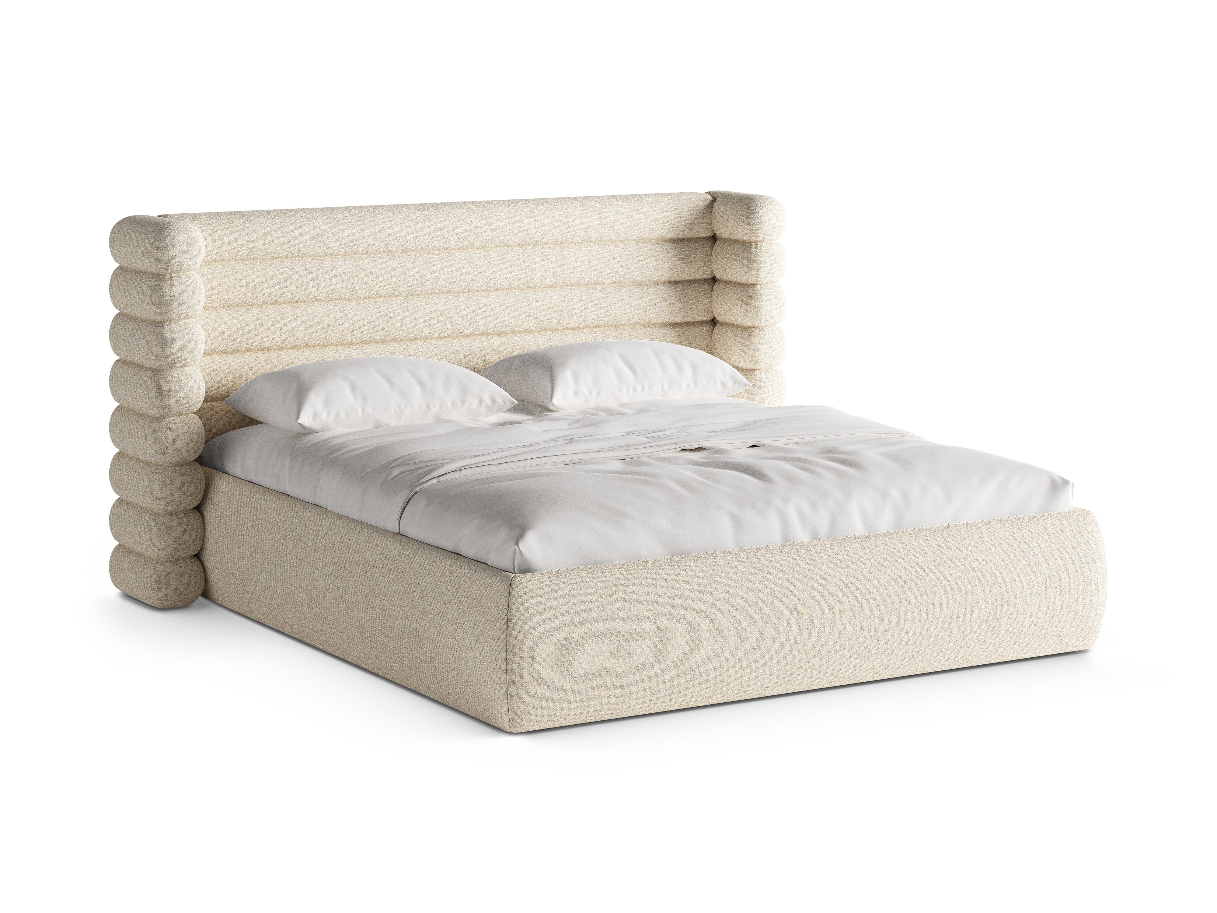 MOUNT Bed Light Beige Mélange