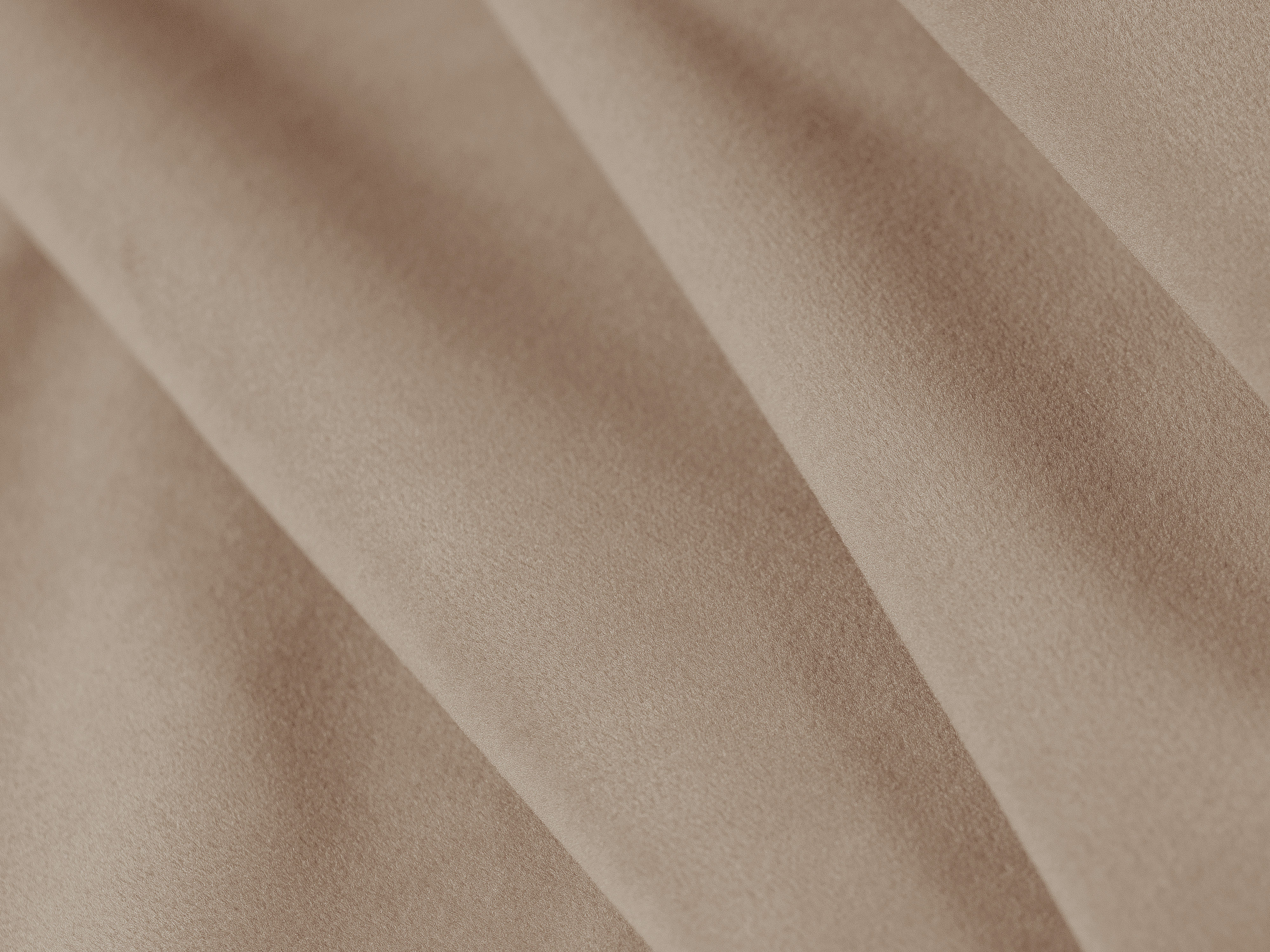 Velvet Bed OVALO Almond Beige