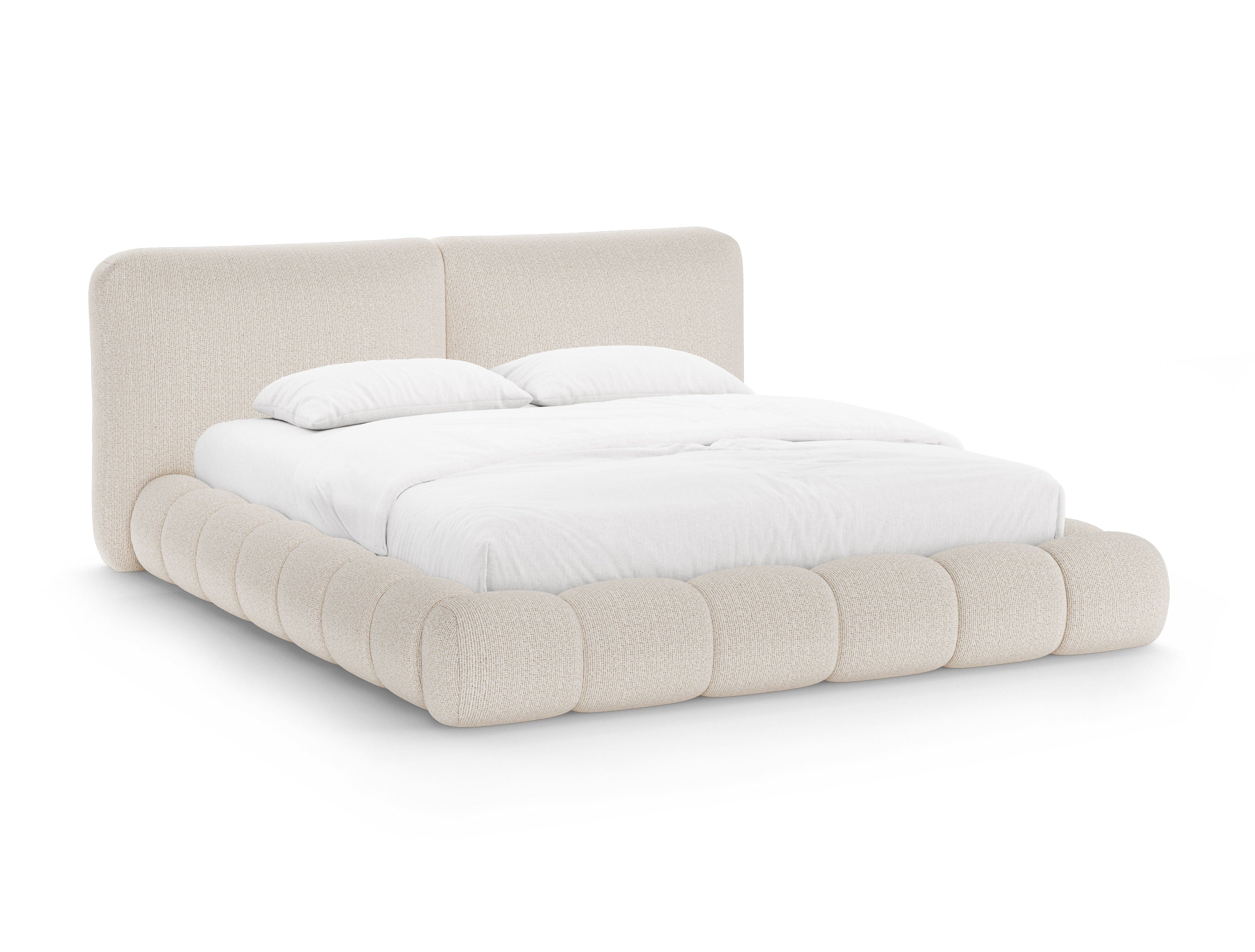 SOLANGE Bed Light Beige Mélange