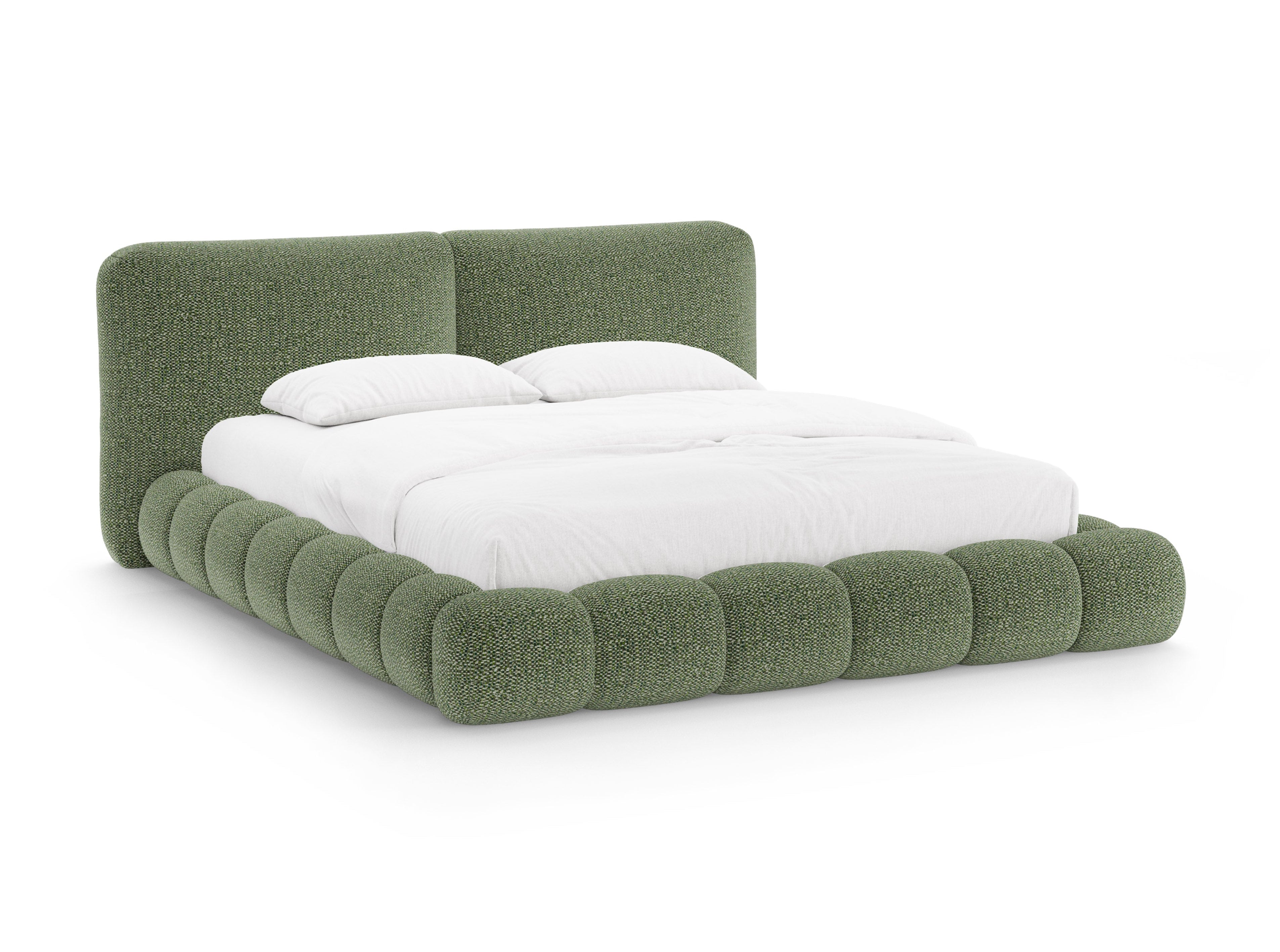 SOLANGE Bed Green Mélange