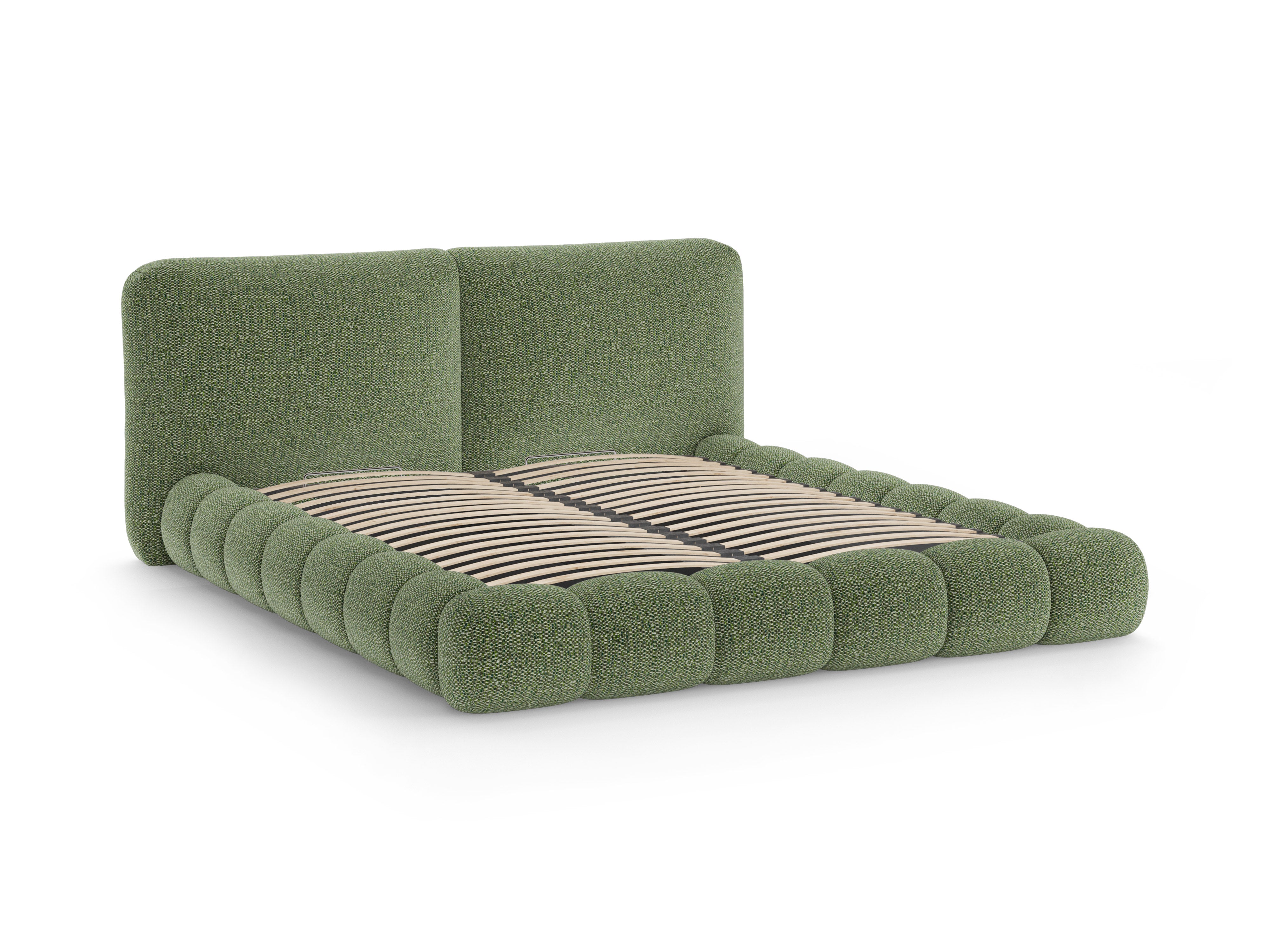 SOLANGE Bed Green Mélange